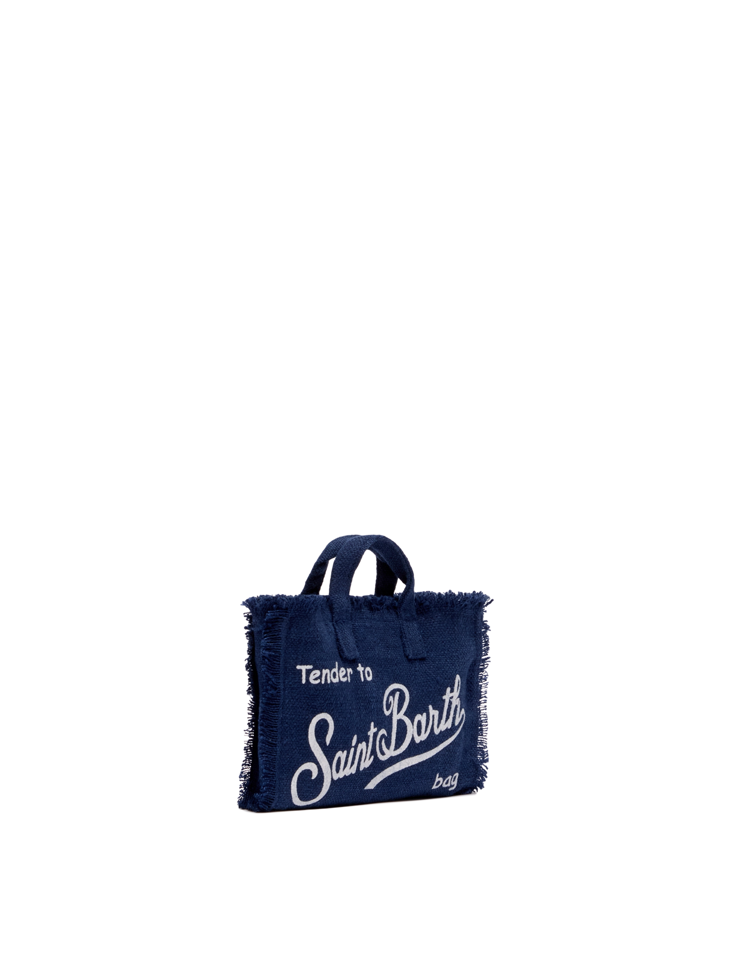 Navy blue linen Phone Bag - MC2 Saint Barth
