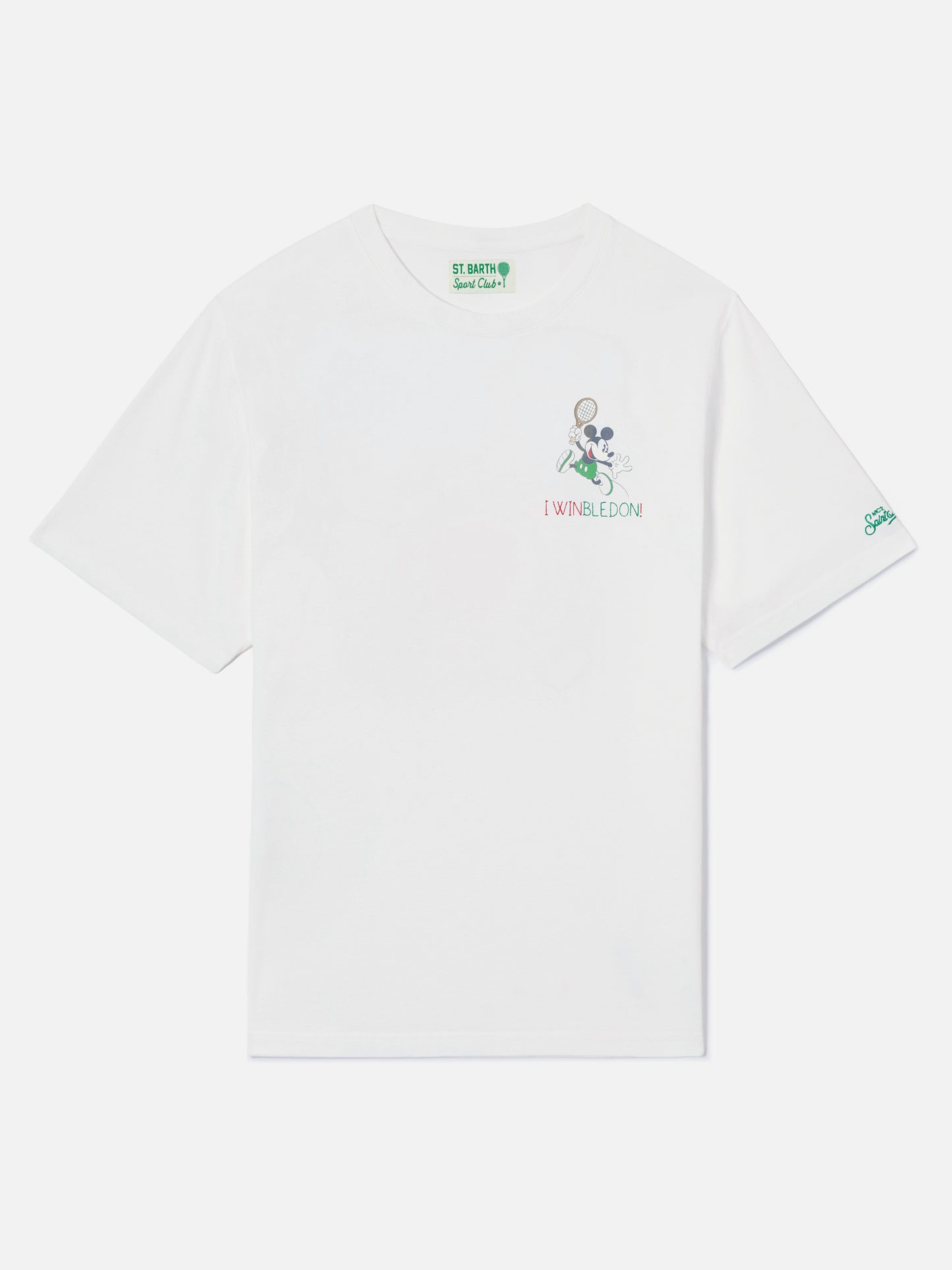 T-shirt Portofino bianca con ricamo I Winbledon | Special Edition