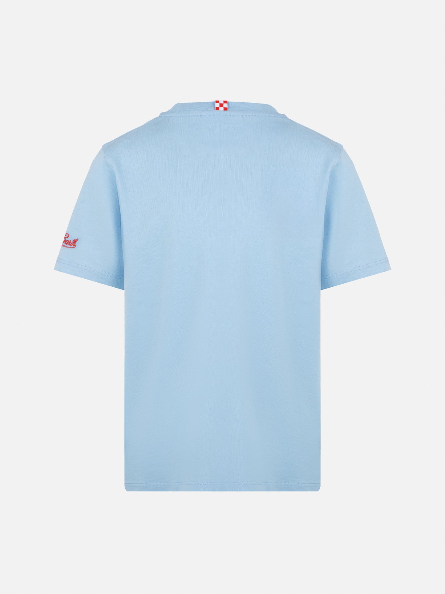 Portofino Jr cotton jersey t-shirt with Il Sole bacia i Monelli embroidery | INSULTI LUMINOSI SPECIAL EDITION - MC2 Saint Barth