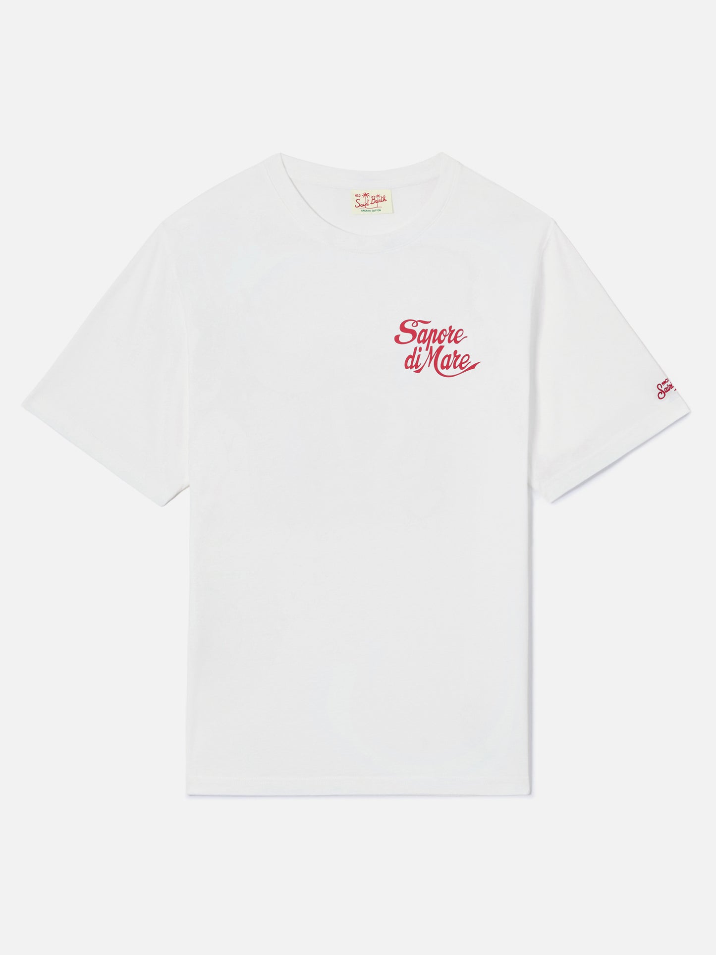 T-shirt Portland bianca con stampa Sapore di Mare | Edizione Speciale