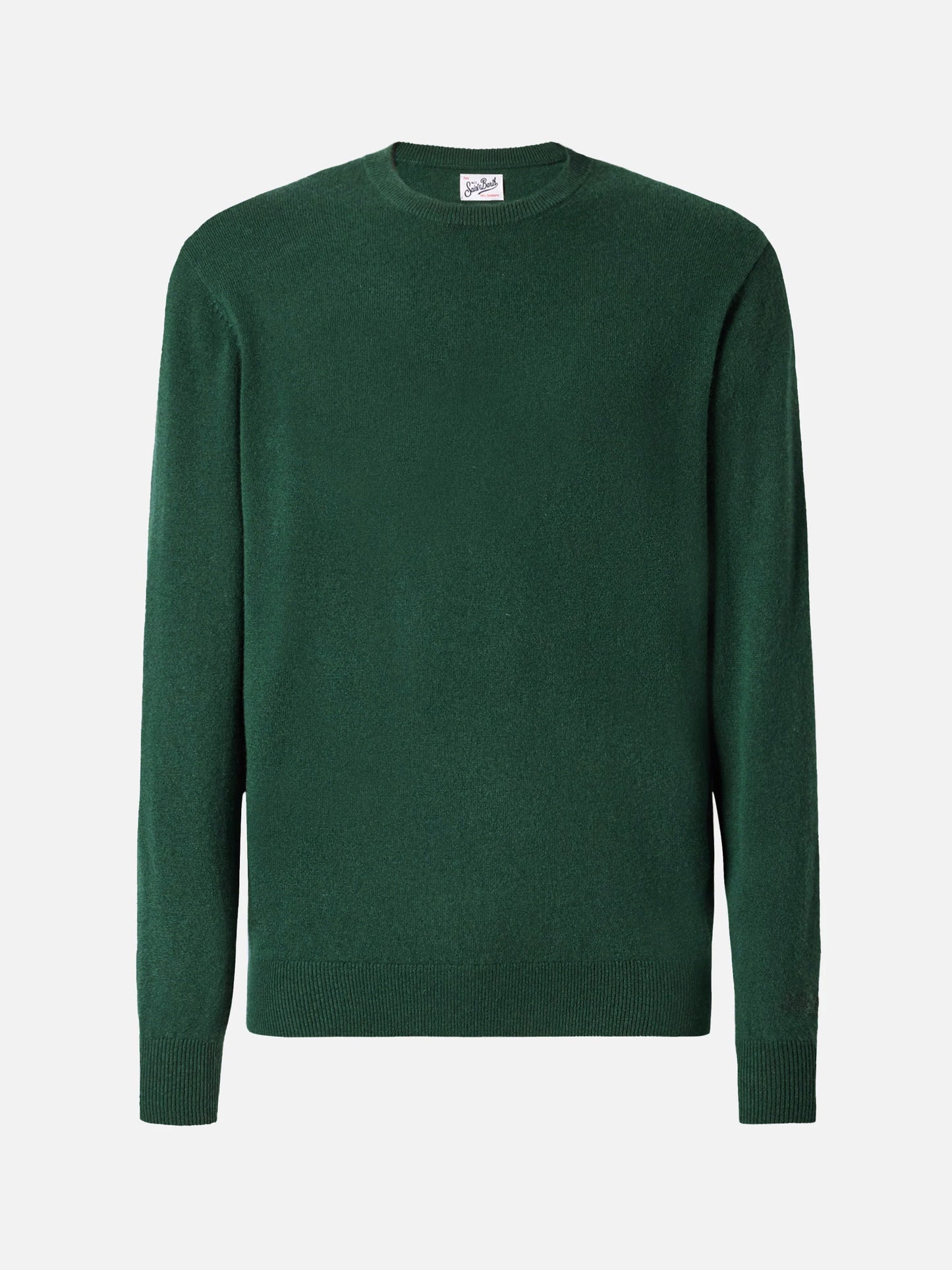 Maglione Regent in 100% CASHMERE verde scuro