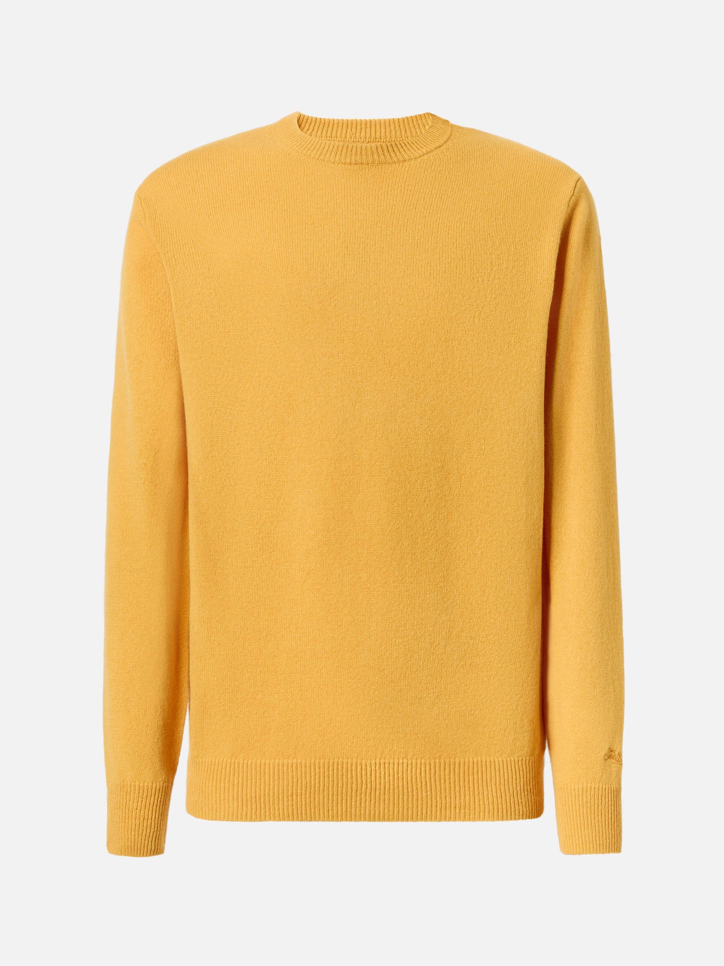 Maglione Regent in 100% LAMBSWOOL giallo ocra