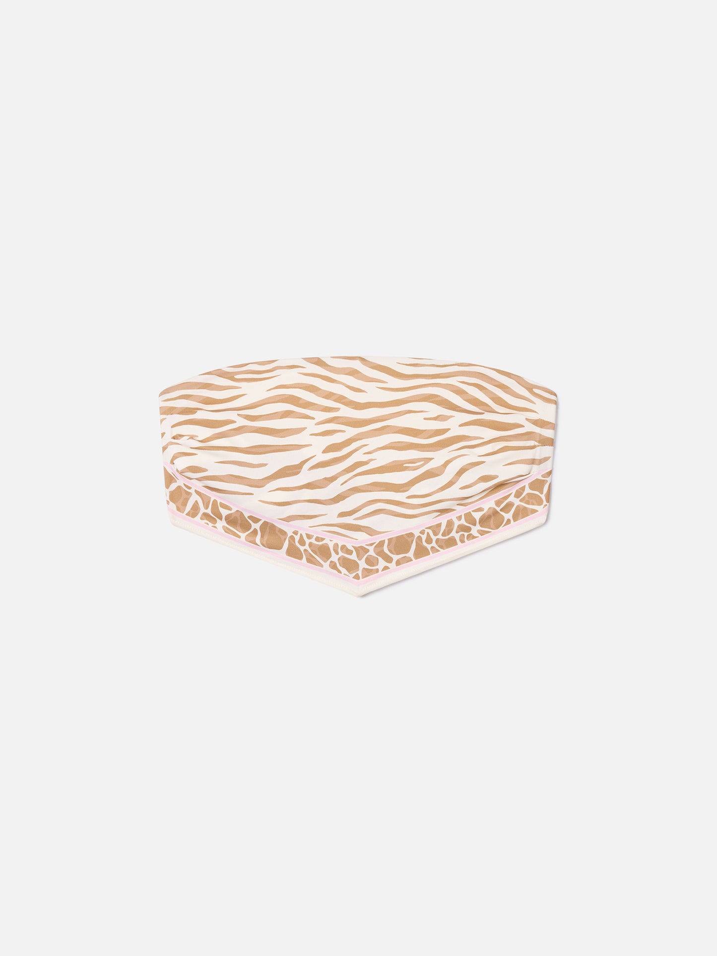 Top bikini Rio fascia con stampa animalier