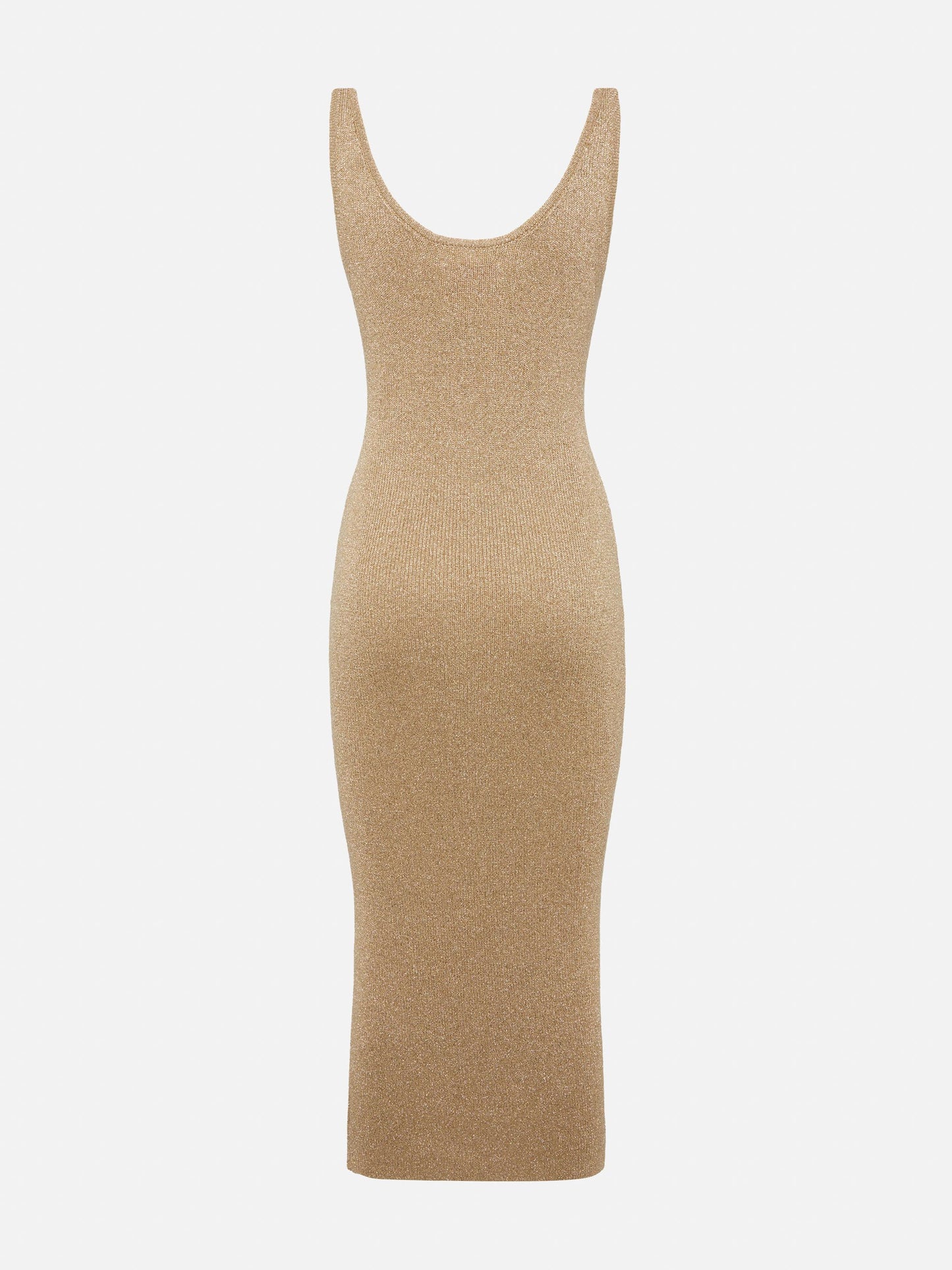 Ronan gold lurex maxi dress - MC2 Saint Barth