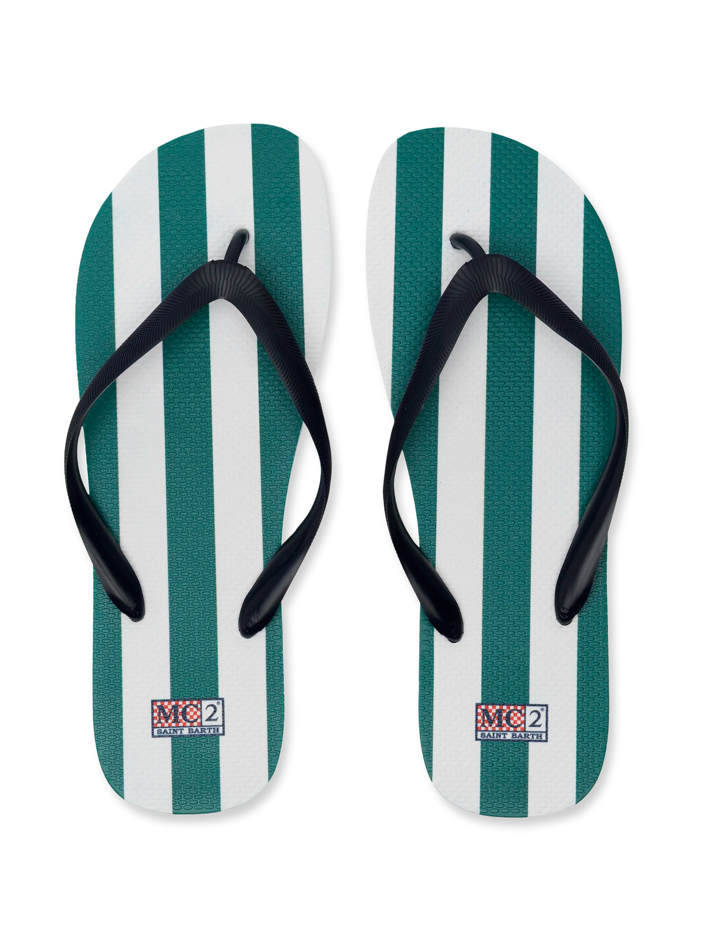 Flip flops Tommy with striped print - MC2 Saint Barth
