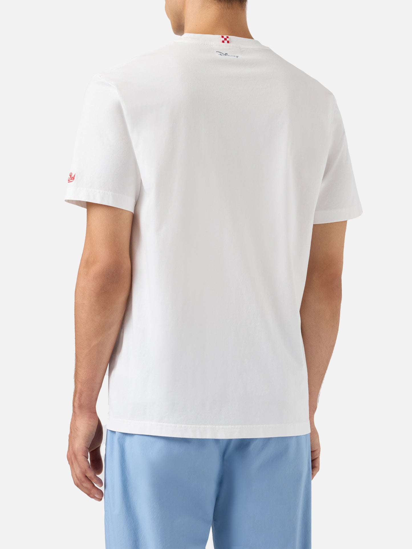 T-shirt Man in cotone con stampa zio Paperone e ricamo Fa Caldo | DISNEY® SPECIAL EDITION