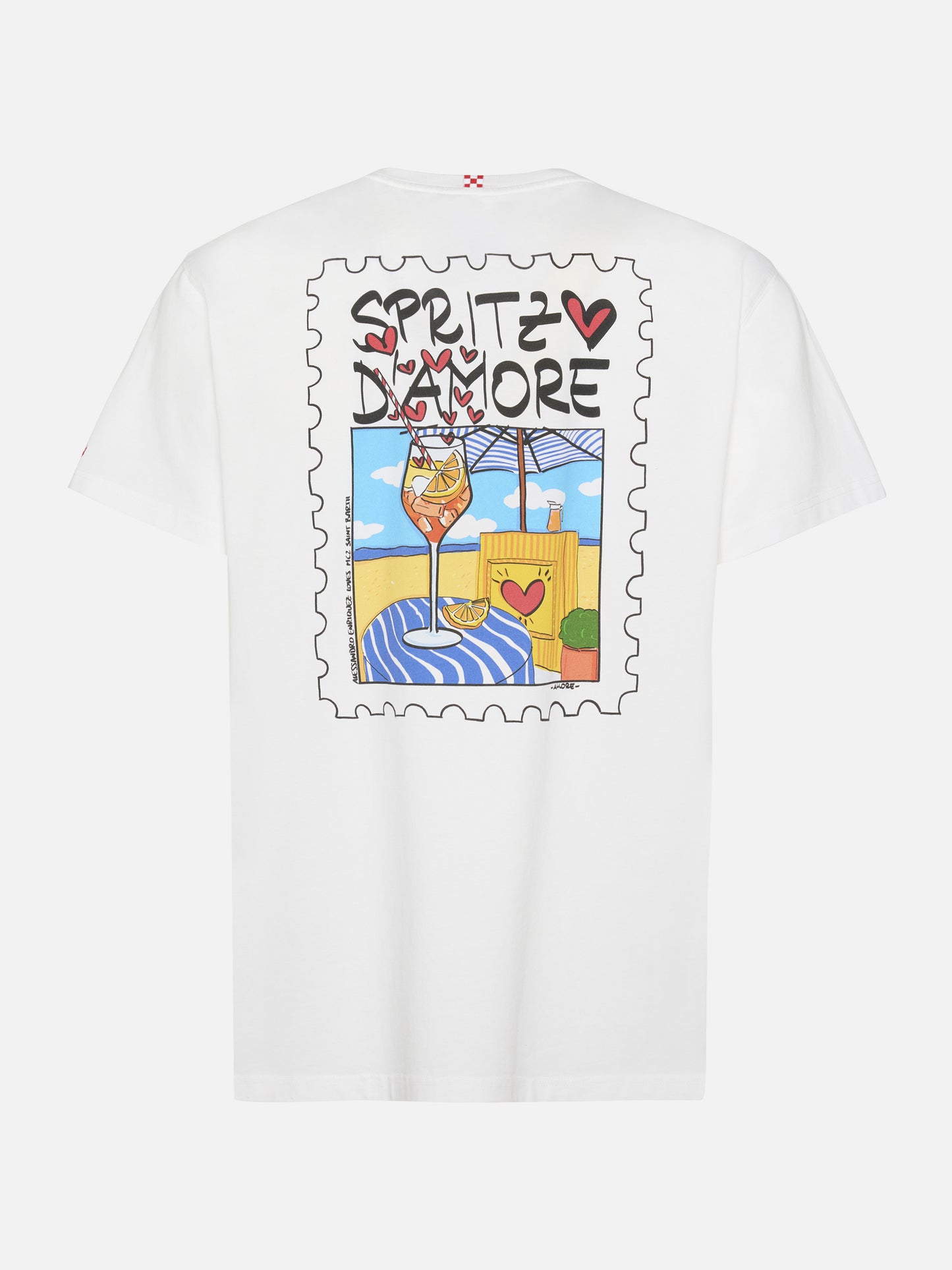 Cotton T-shirt with Spritz d'Amore print |ALESSANDRO ENRIQUEZ SPECIAL EDITION