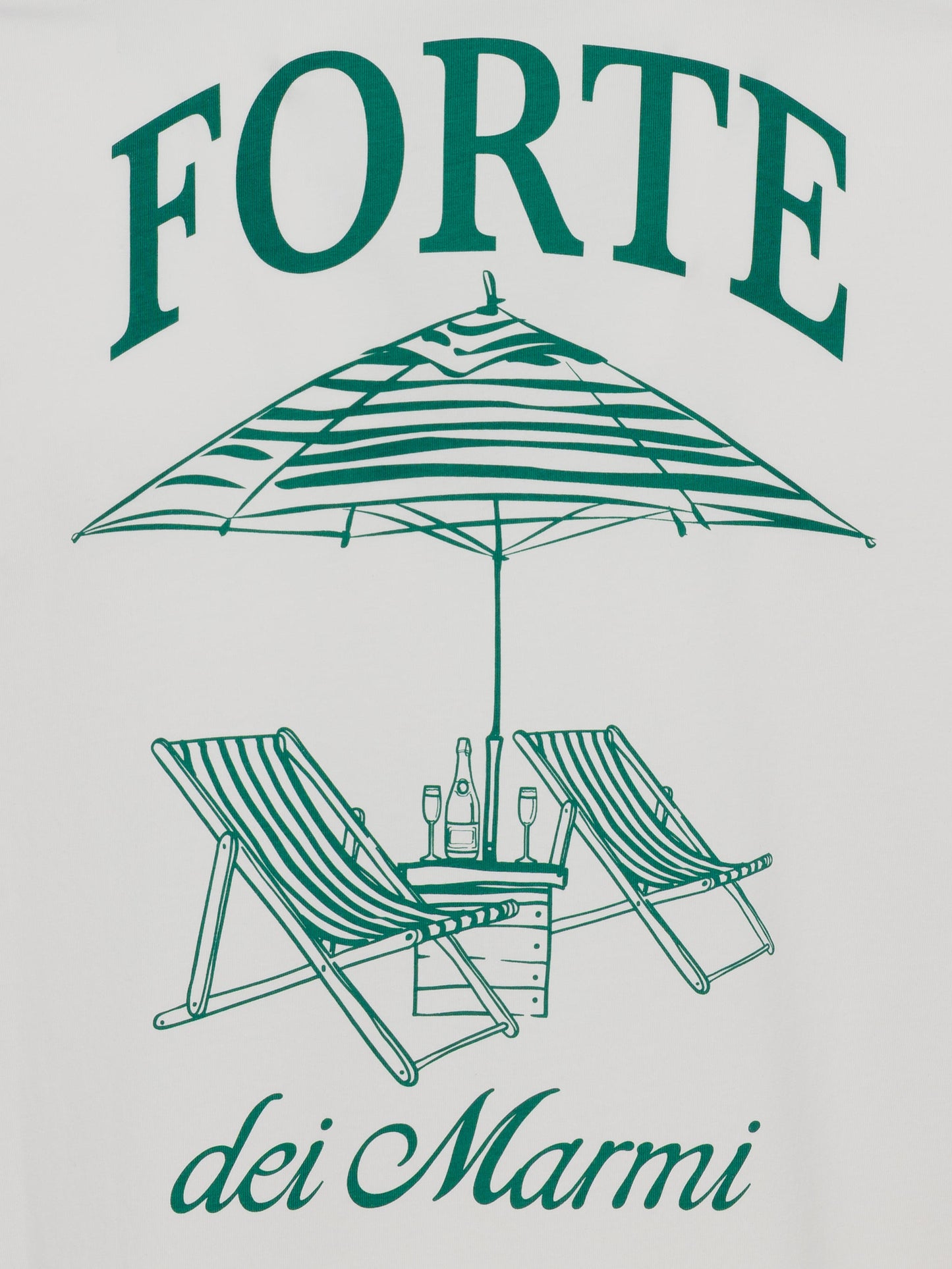 Cotton T-shirt with Forte dei Marmi print |SAPORE DI MARE SPECIAL EDITION - MC2 Saint Barth