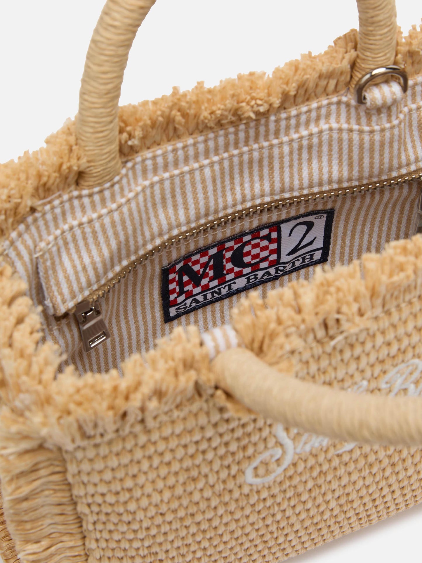 Mini Vanity Straw effect bag - MC2 Saint Barth
