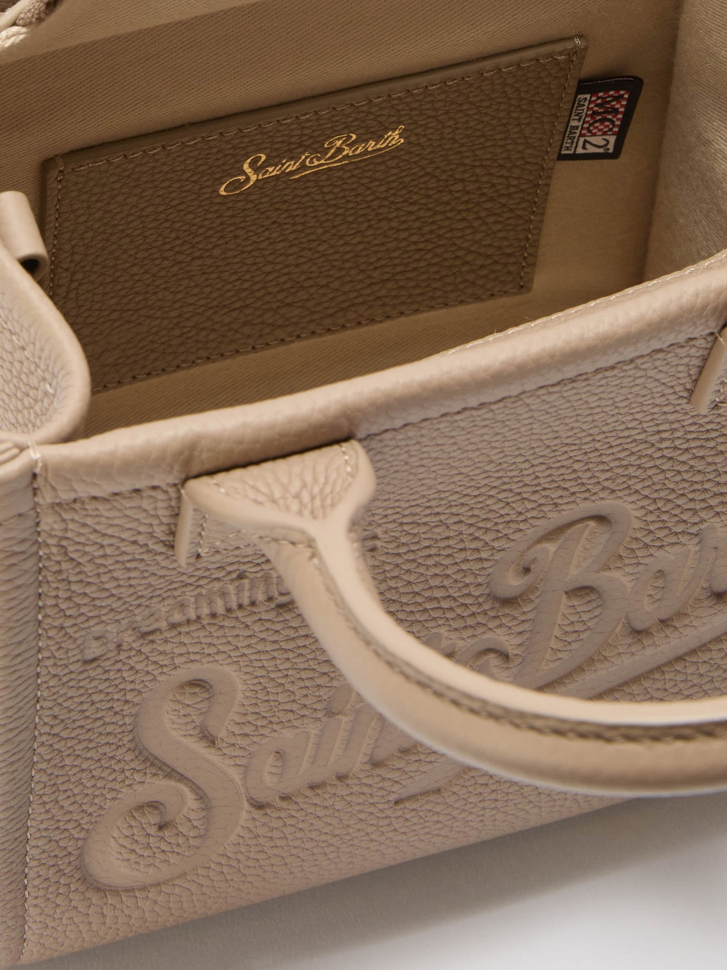 Vanity Bag Mini Shoulder Bag in hazelnut hammered leather