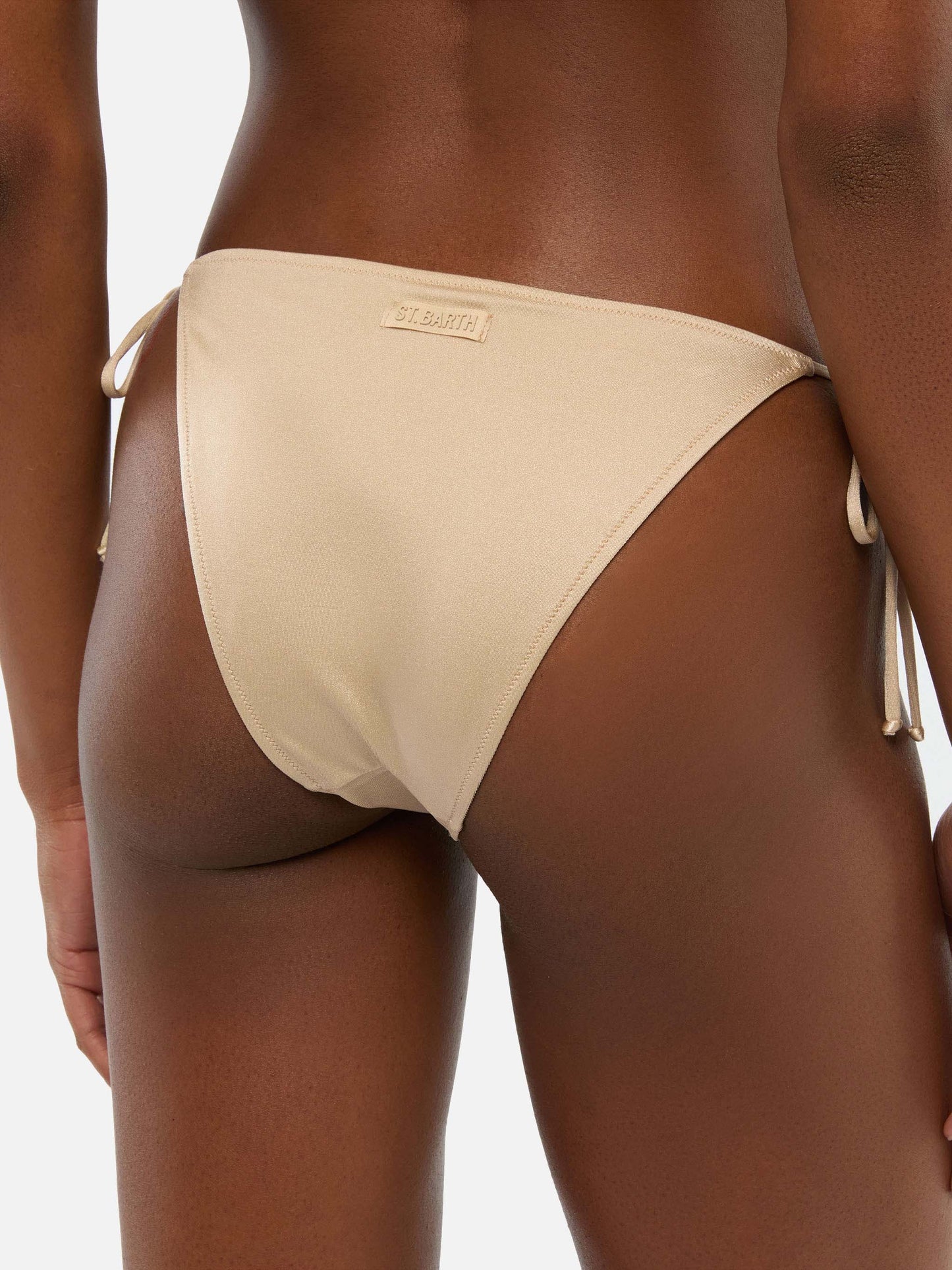 Bikini a bralette Bea Virgo in oro