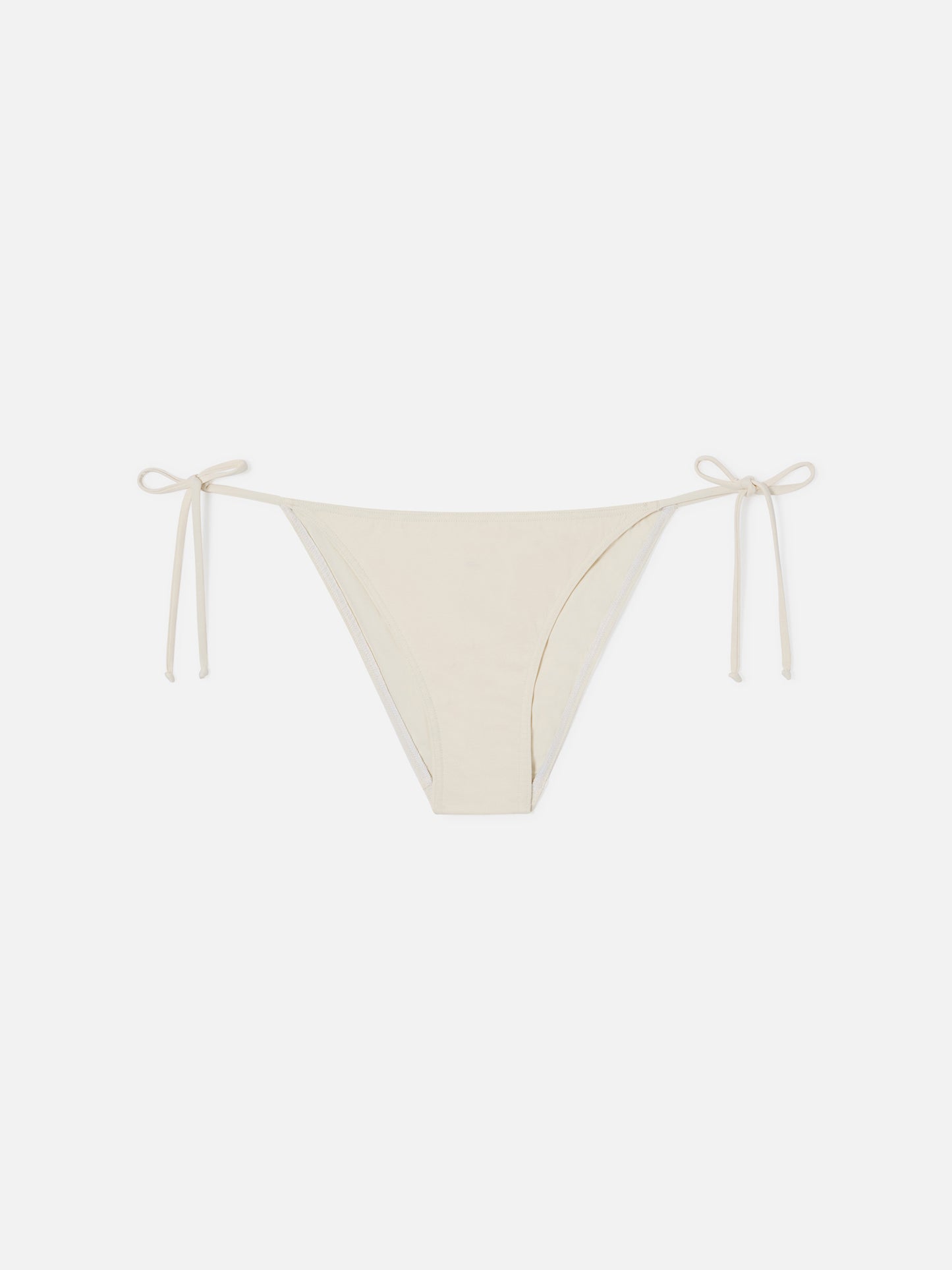 Slip mare Virgo con laccetti crema