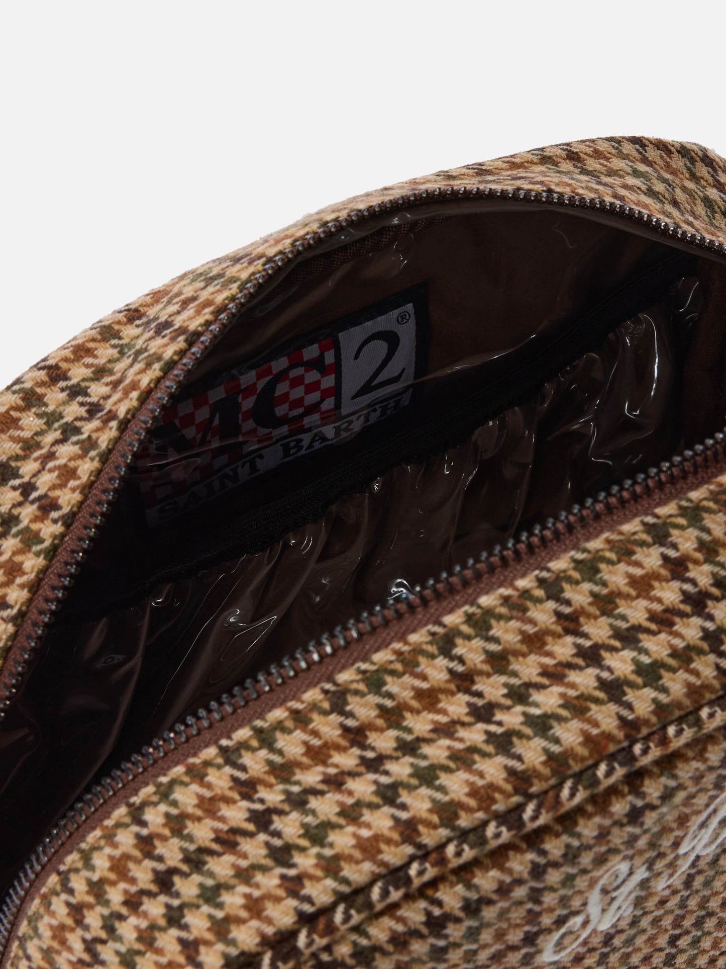 Westwood Schminkkoffer aus Wollmischung mit Hahnentrittmuster