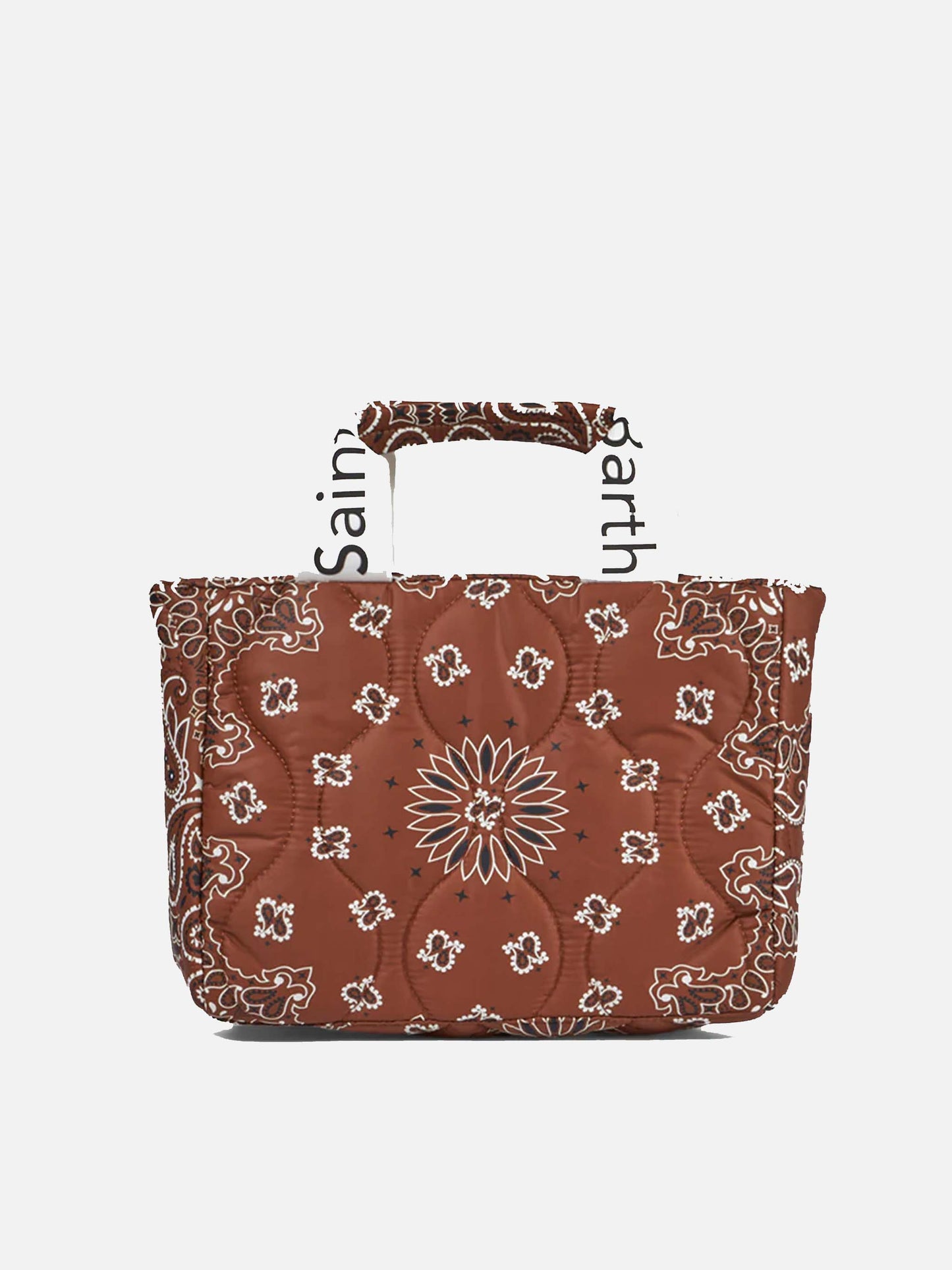 Puffer handbag with bandanna print - MC2 Saint Barth