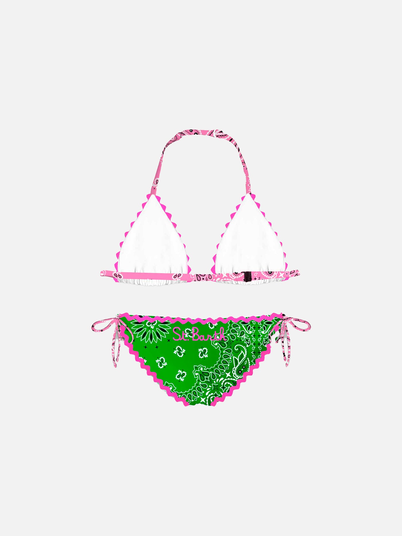 Girl bikini with bandanna print - MC2 Saint Barth
