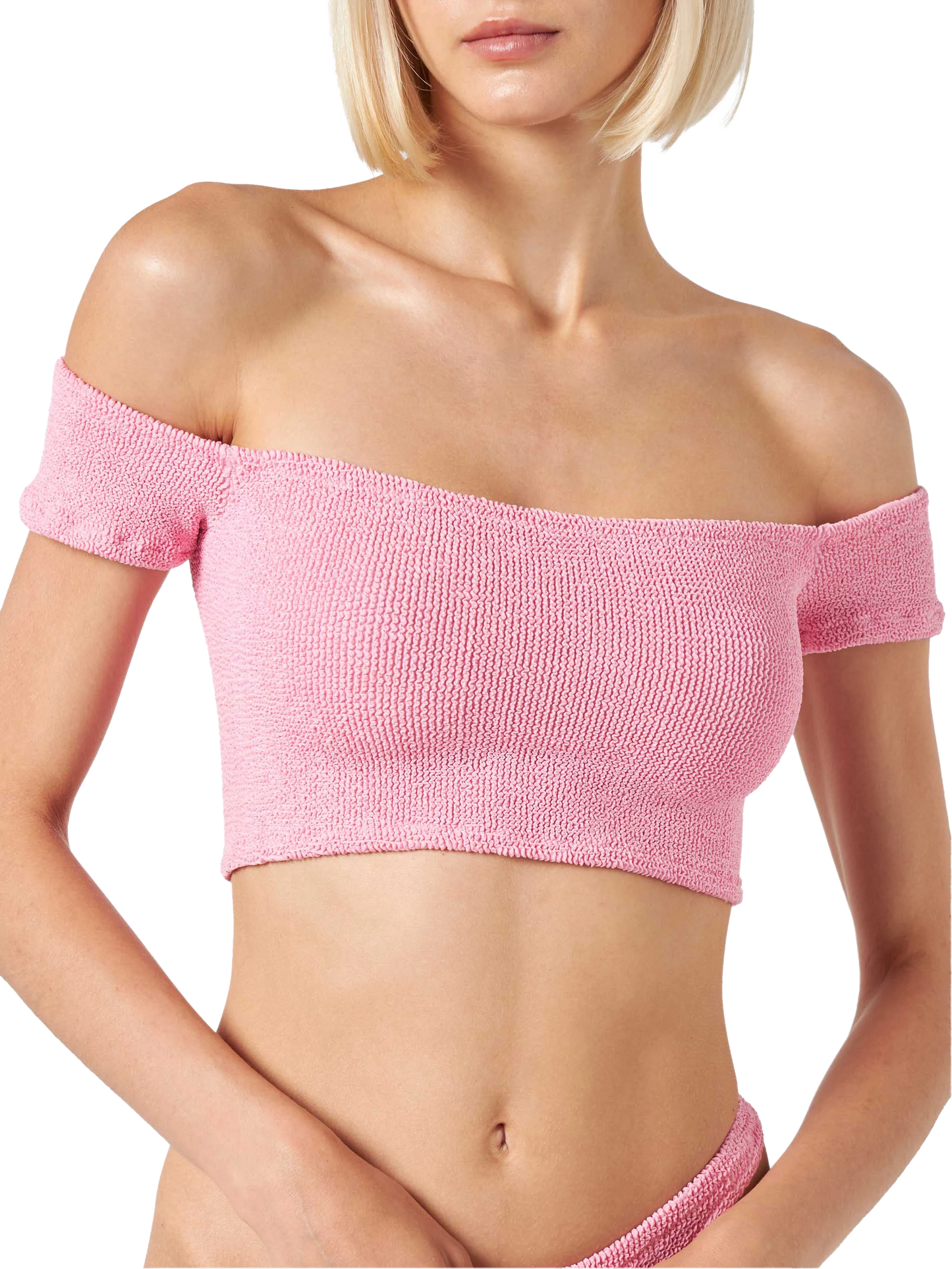 Woman crinkle wide shoulder strap bikini - MC2 Saint Barth