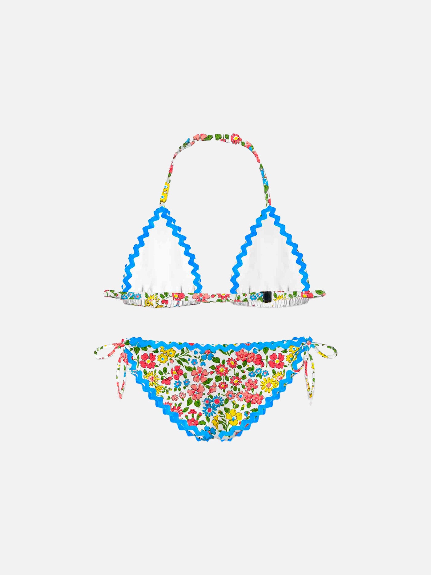 Girl bikini with flower print | Made with Liberty fabric - MC2 Saint Barth