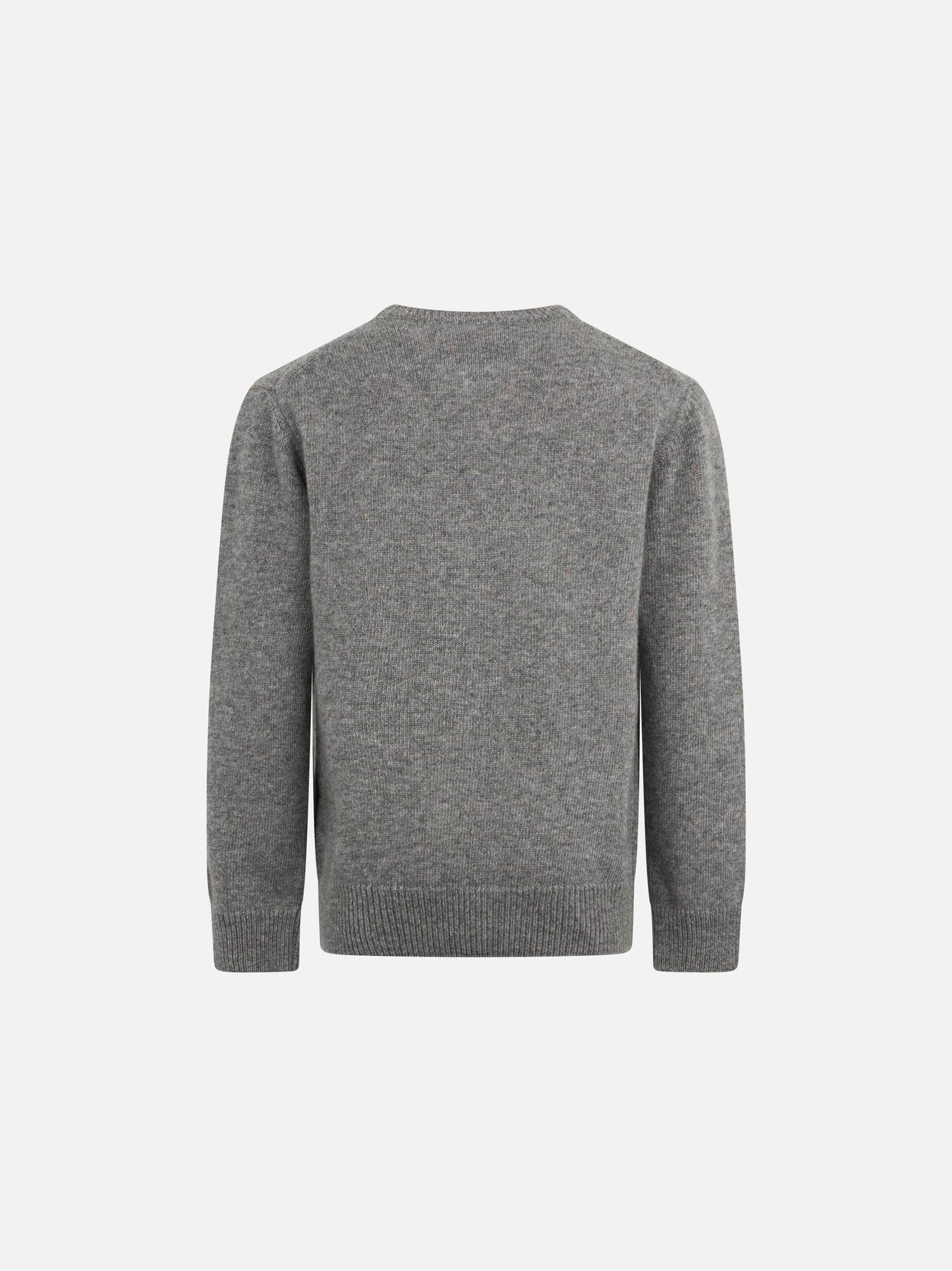 Boy crewneck sweater with Cortina hat print - MC2 Saint Barth