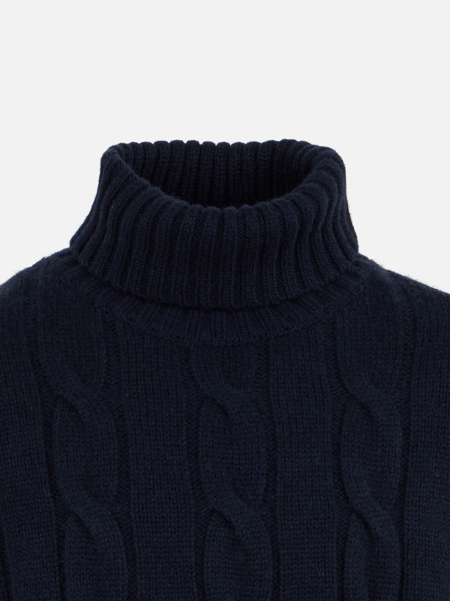 Boy cable knit cashmere blend sweater Fisherman - MC2 Saint Barth