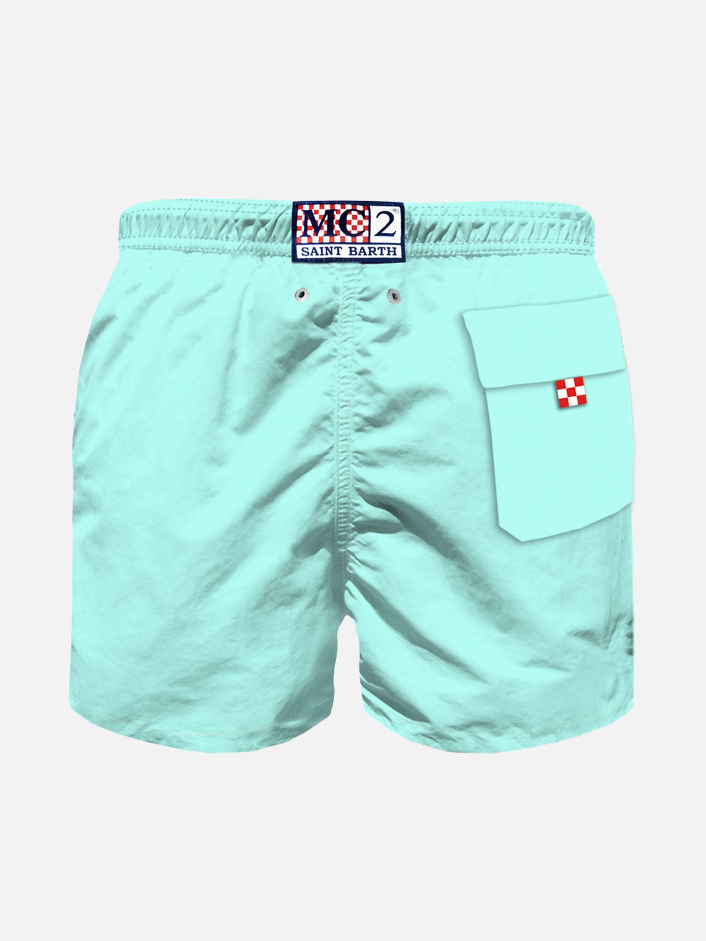 Boy swim shorts with Faccio un mare di guai! embroidery - MC2 Saint Barth