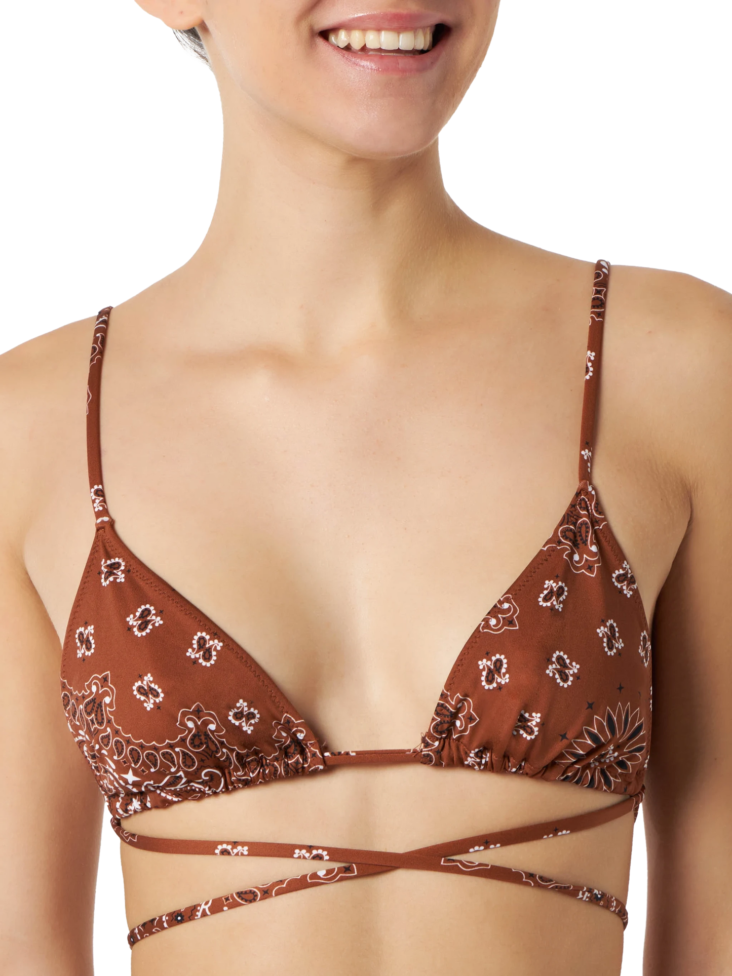 Woman strappy triangle top swimsuit - MC2 Saint Barth
