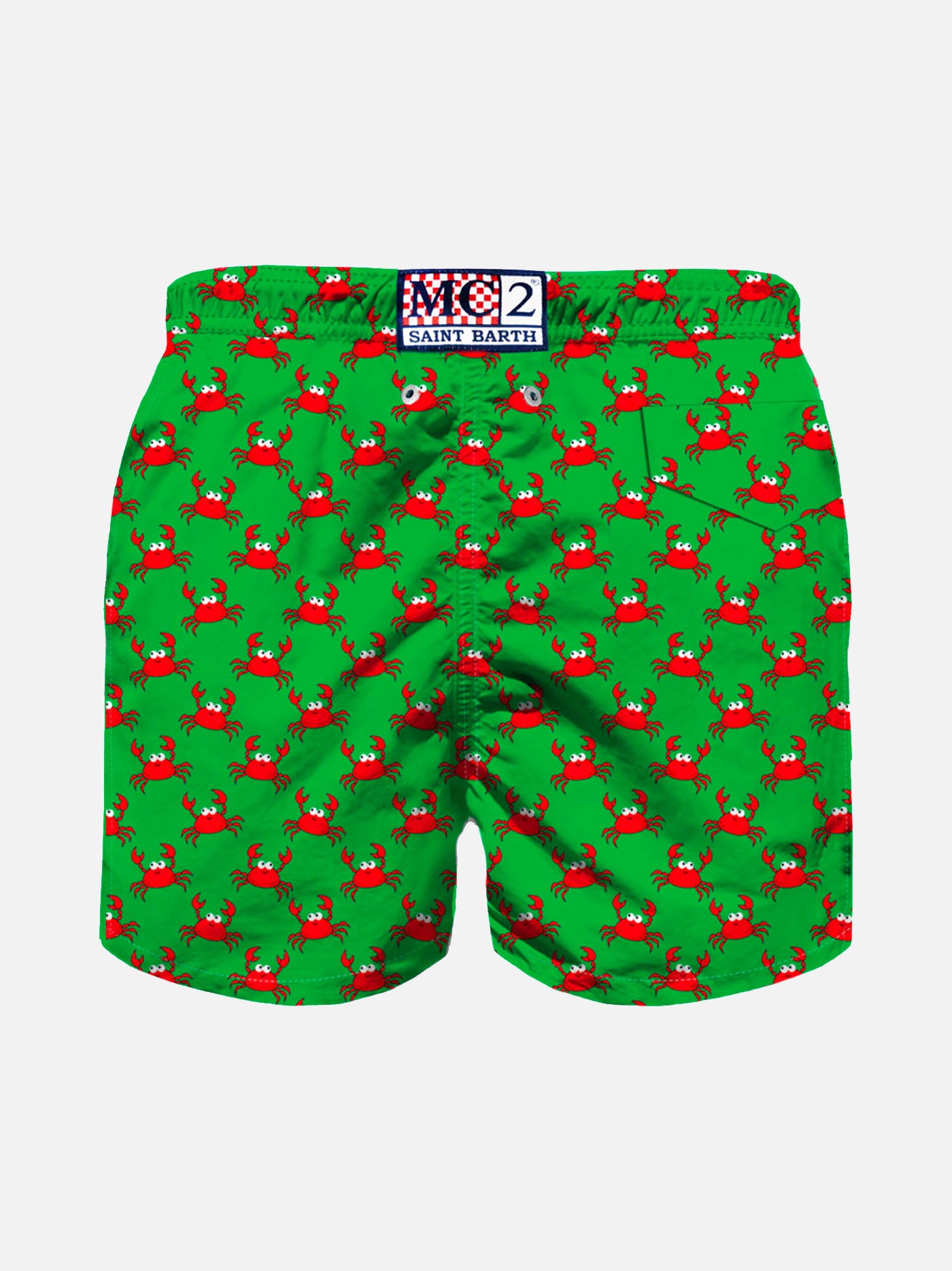 Badeshorts für Jungen mit Krabbenprint