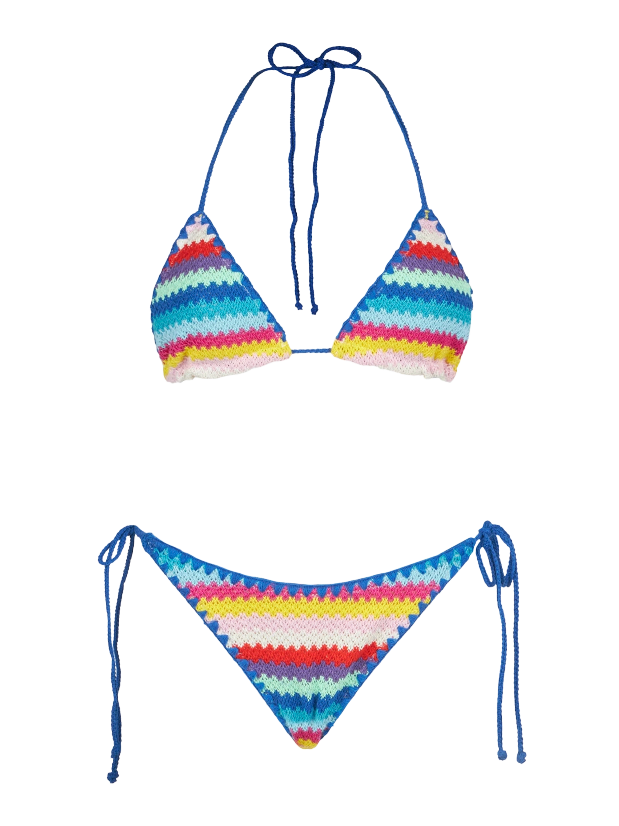 Reggiseno Bikini Ricamato Uncinetto Bikini Da Donna A Triangolo A