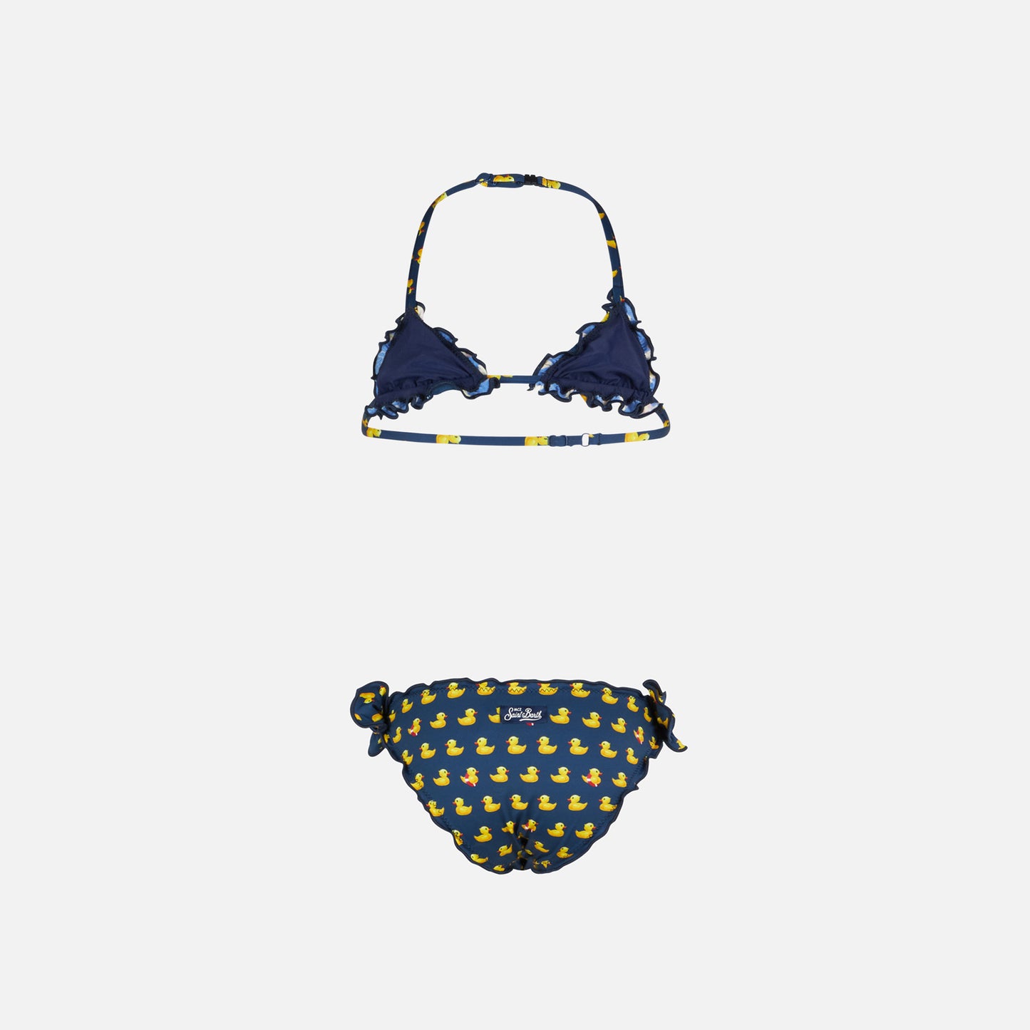 Girl triangle bikini with print - MC2 Saint Barth