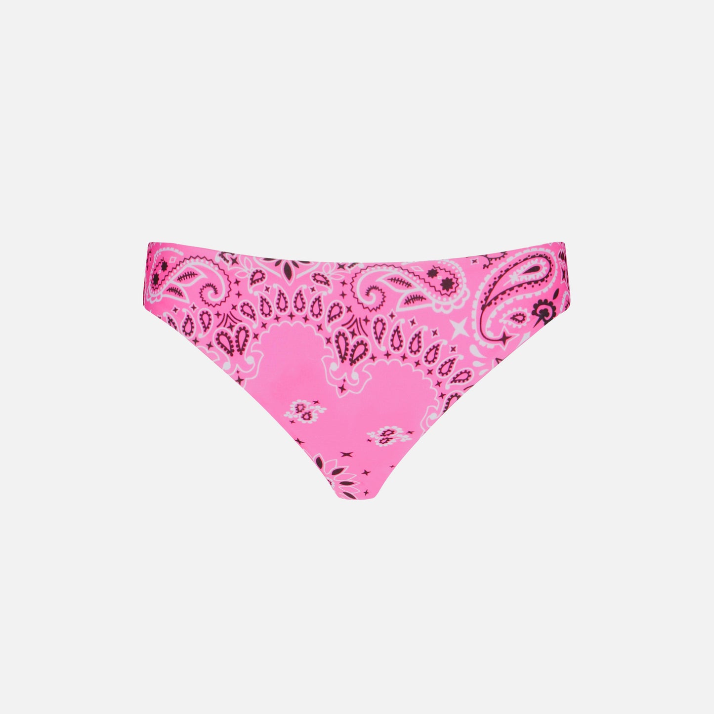Girl swim briefs with pink bandanna print - MC2 Saint Barth