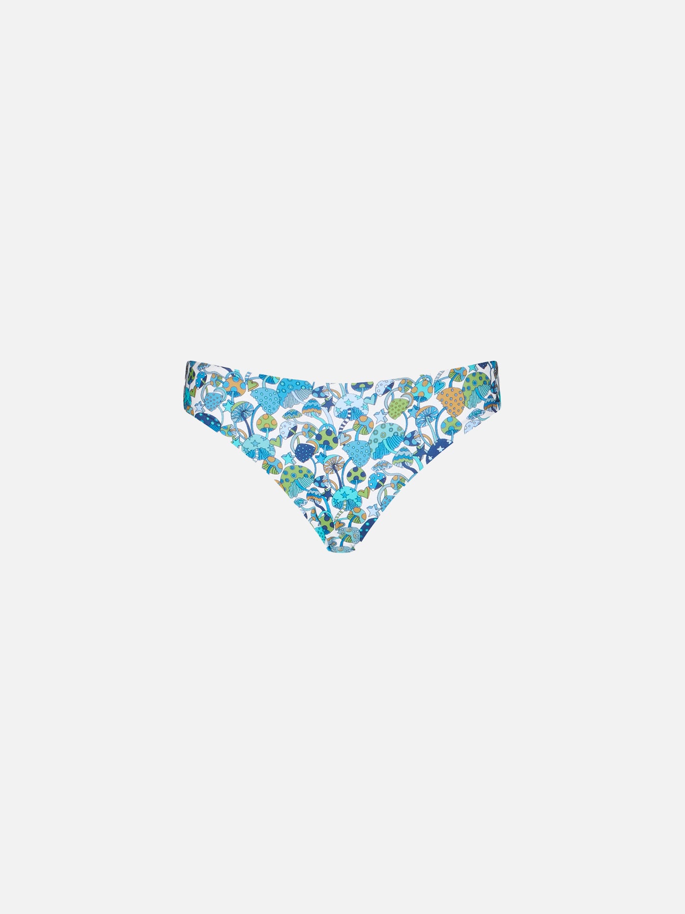 Girl swim briefs with mushroom print | Made with Liberty fabric - MC2 Saint Barth