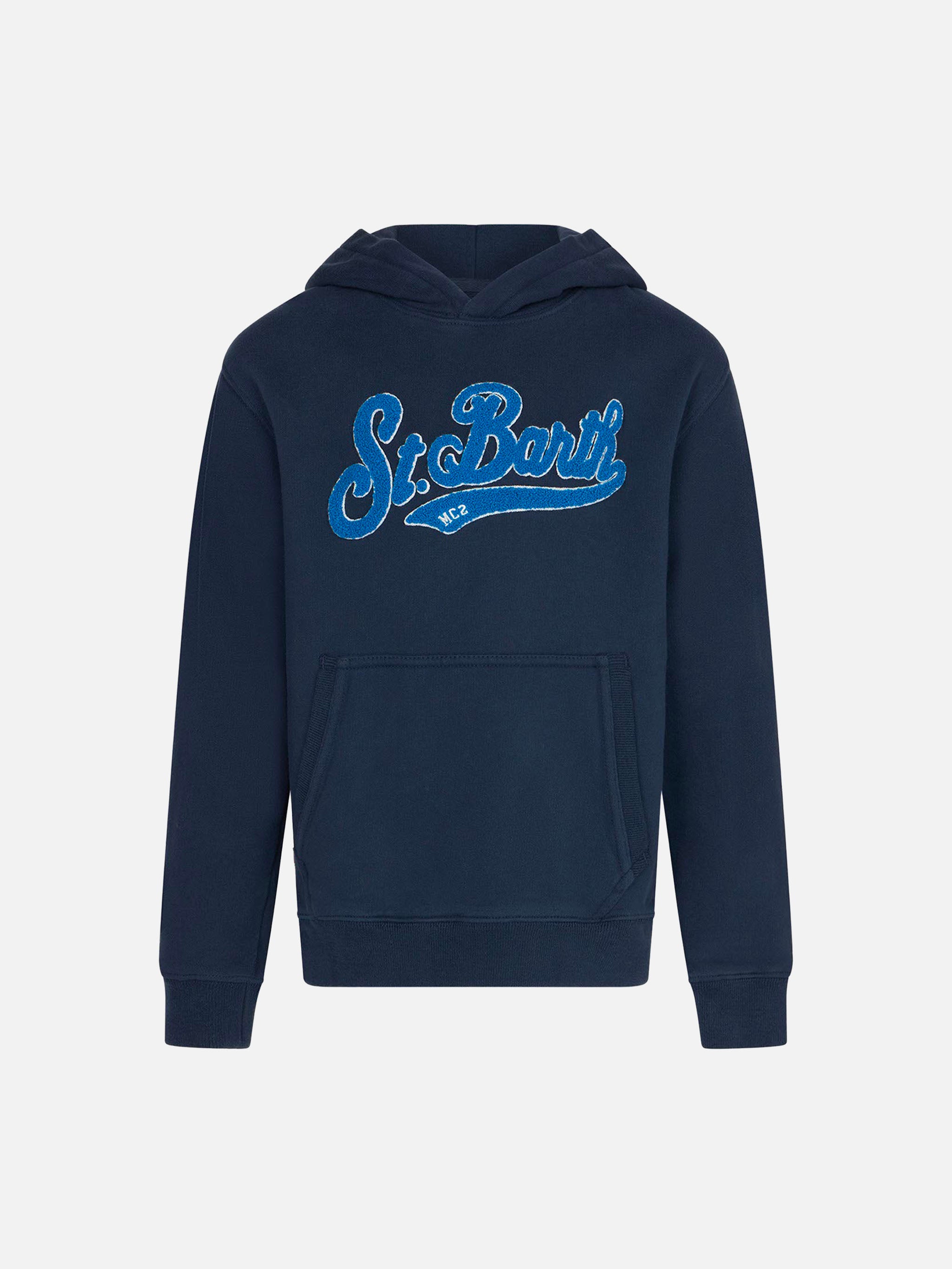 Tommy Jeans BADGE - Felpa con cappuccio - dark night navy/blu scuro