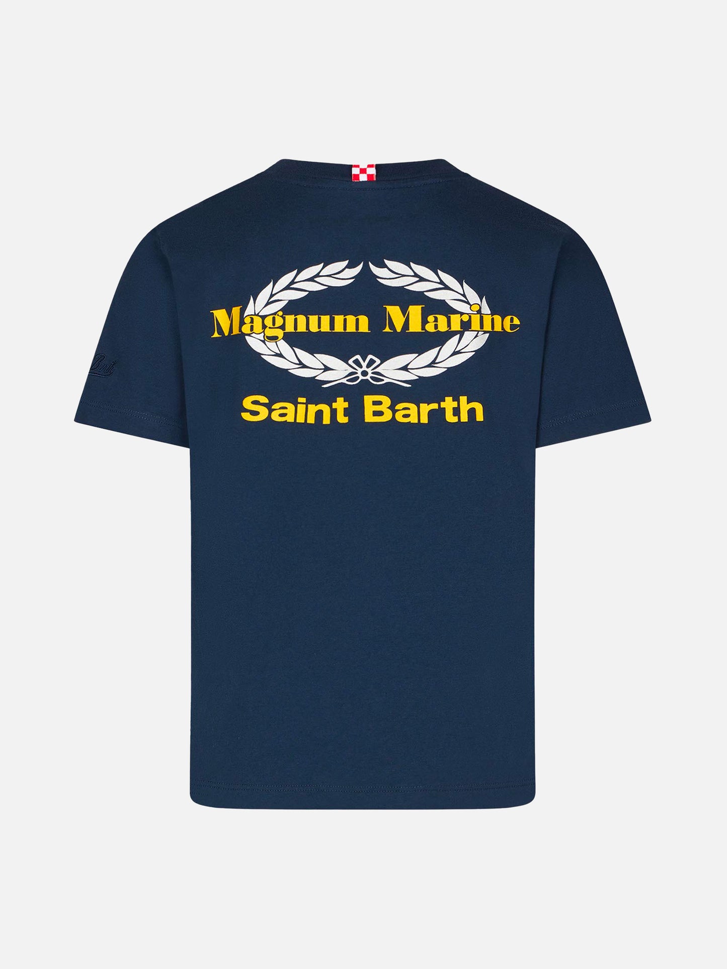 Boy cotton t-shirt with Magnum Marine print | MAGNUM MARINE SPECIAL EDITION - MC2 Saint Barth