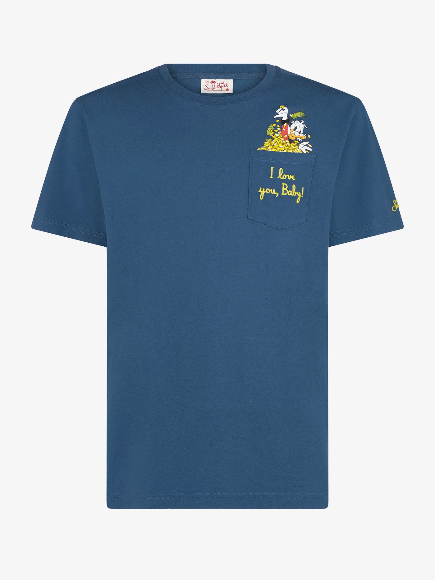Man cotton t-shirt with embroidery | ©DISNEY SPECIAL EDITION