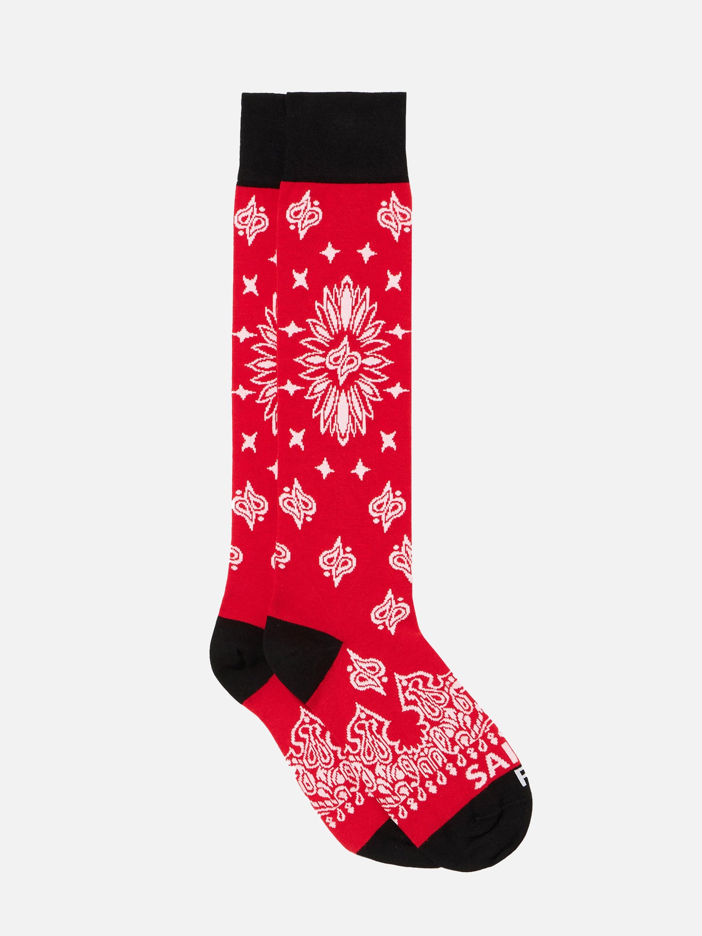 Man long socks with bandanna print - MC2 Saint Barth