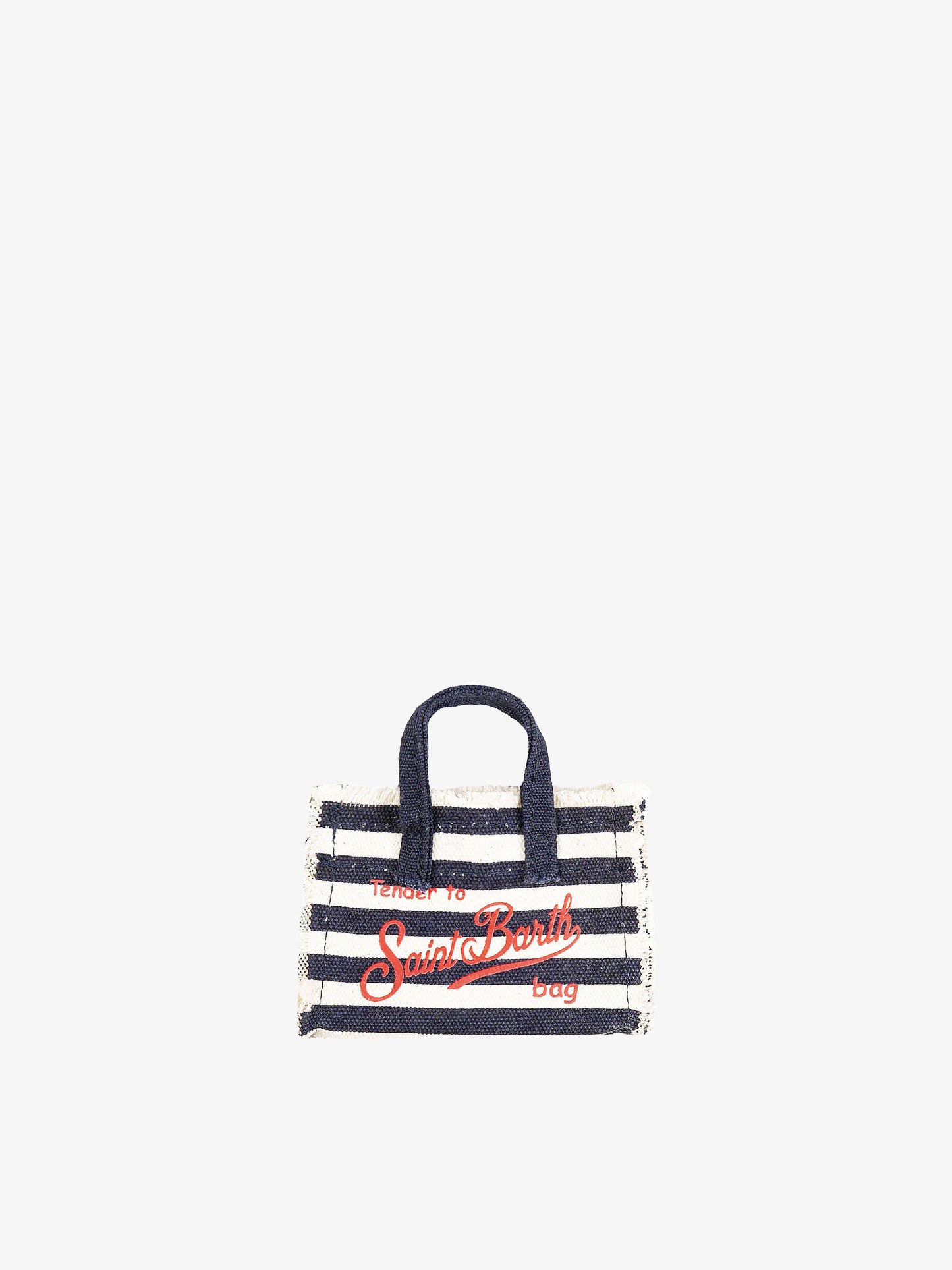 Navy blue canvas key holder - MC2 Saint Barth