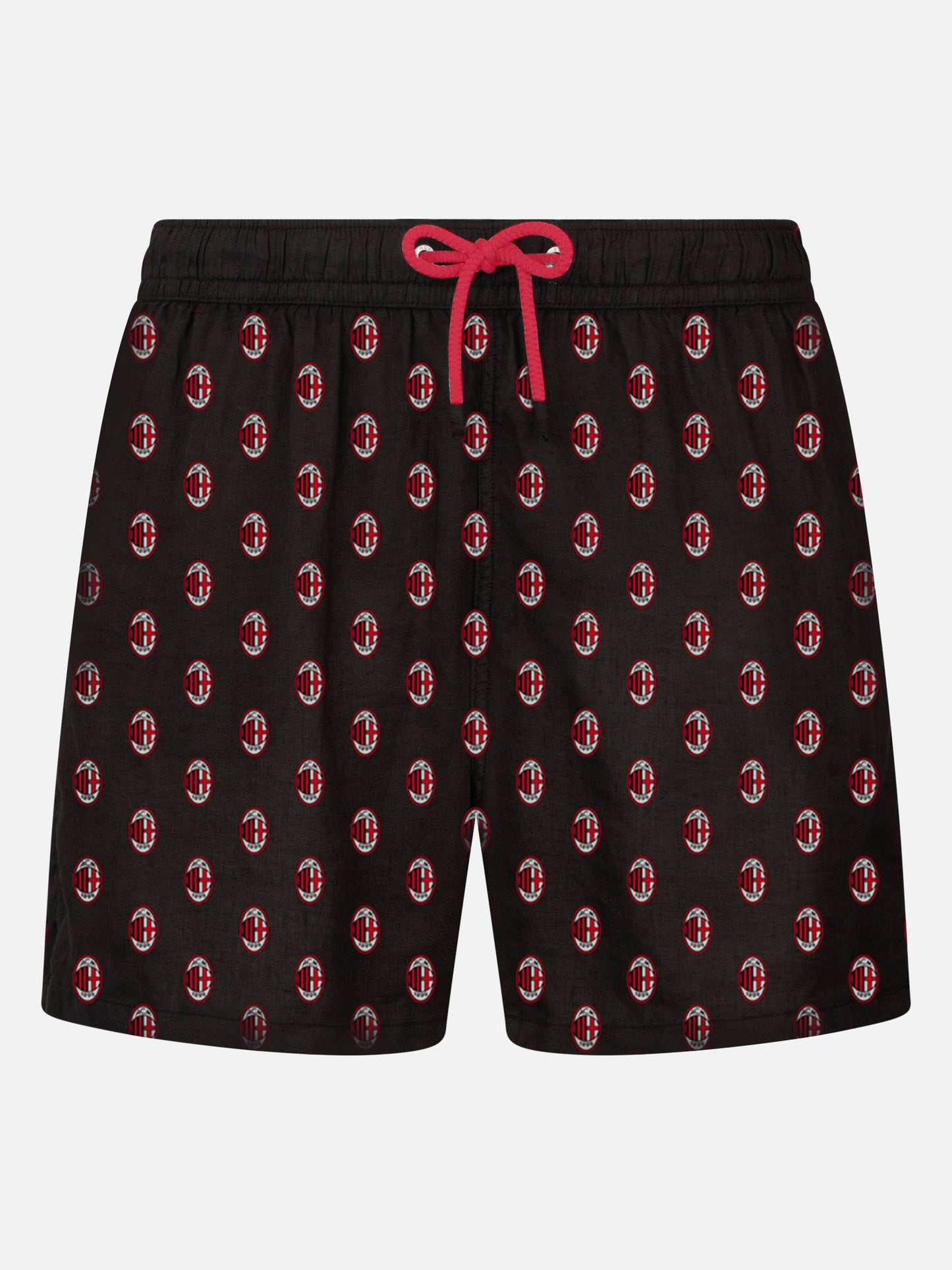 Man light fabric swim shorts with Milan print | MILAN SPECIAL EDITION - MC2 Saint Barth