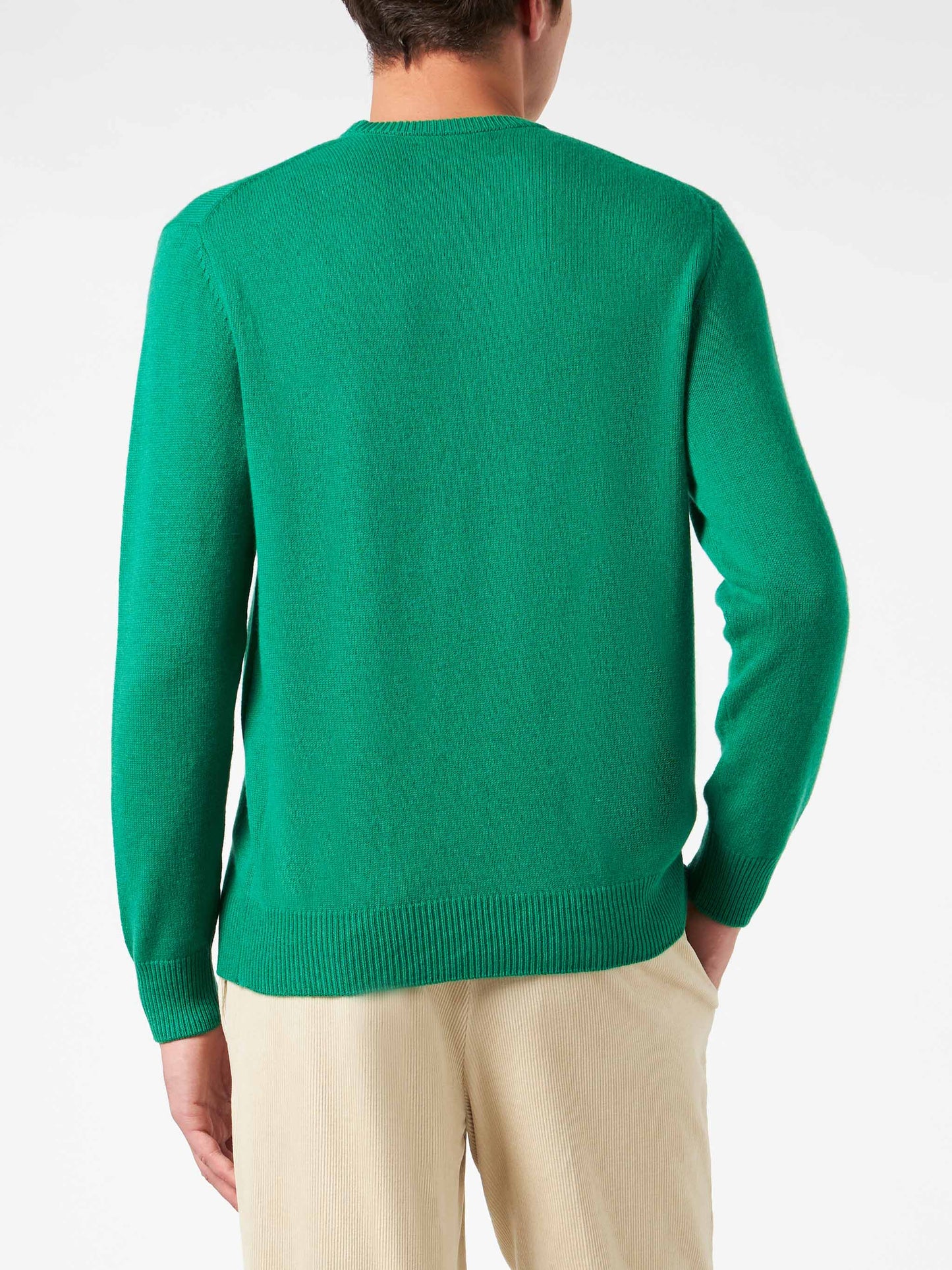 Man crewneck sweater with Snoopy tennis jacquard | SNOOPY - ©PEANUTS SPECIAL EDITION - MC2 Saint Barth