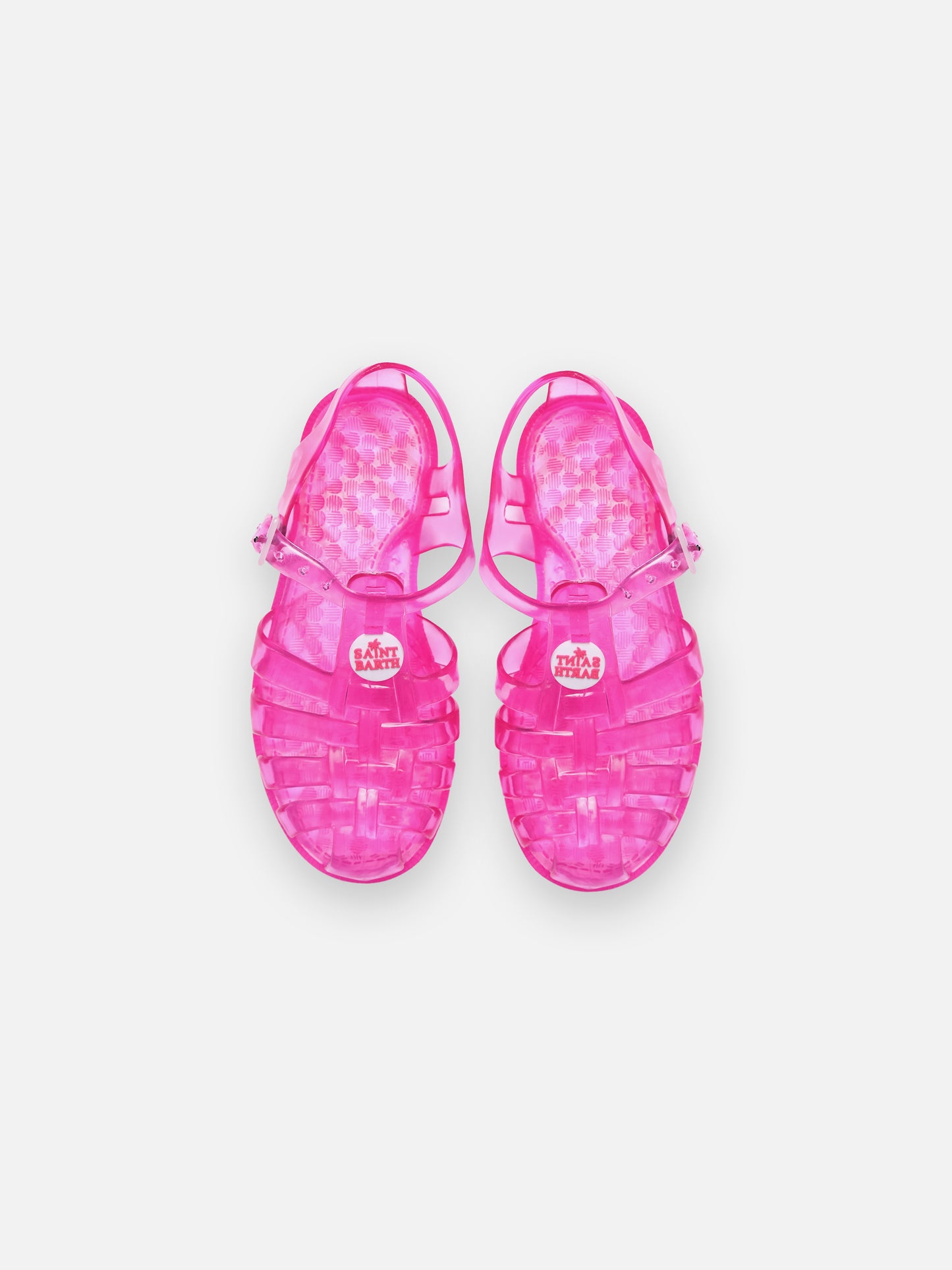Girls' fluo pink Jelly Sandals - MC2 Saint Barth