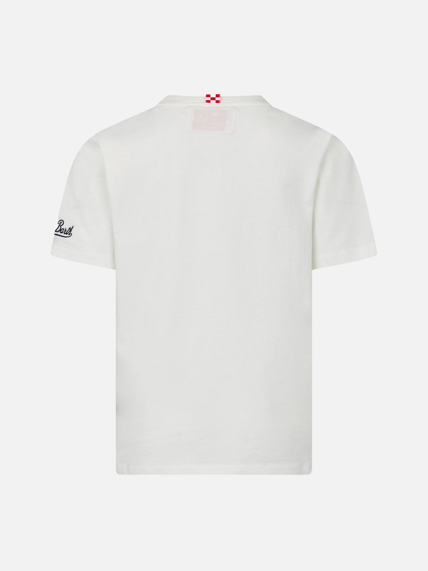 Boy cotton t-shirt with motorcycle print - MC2 Saint Barth