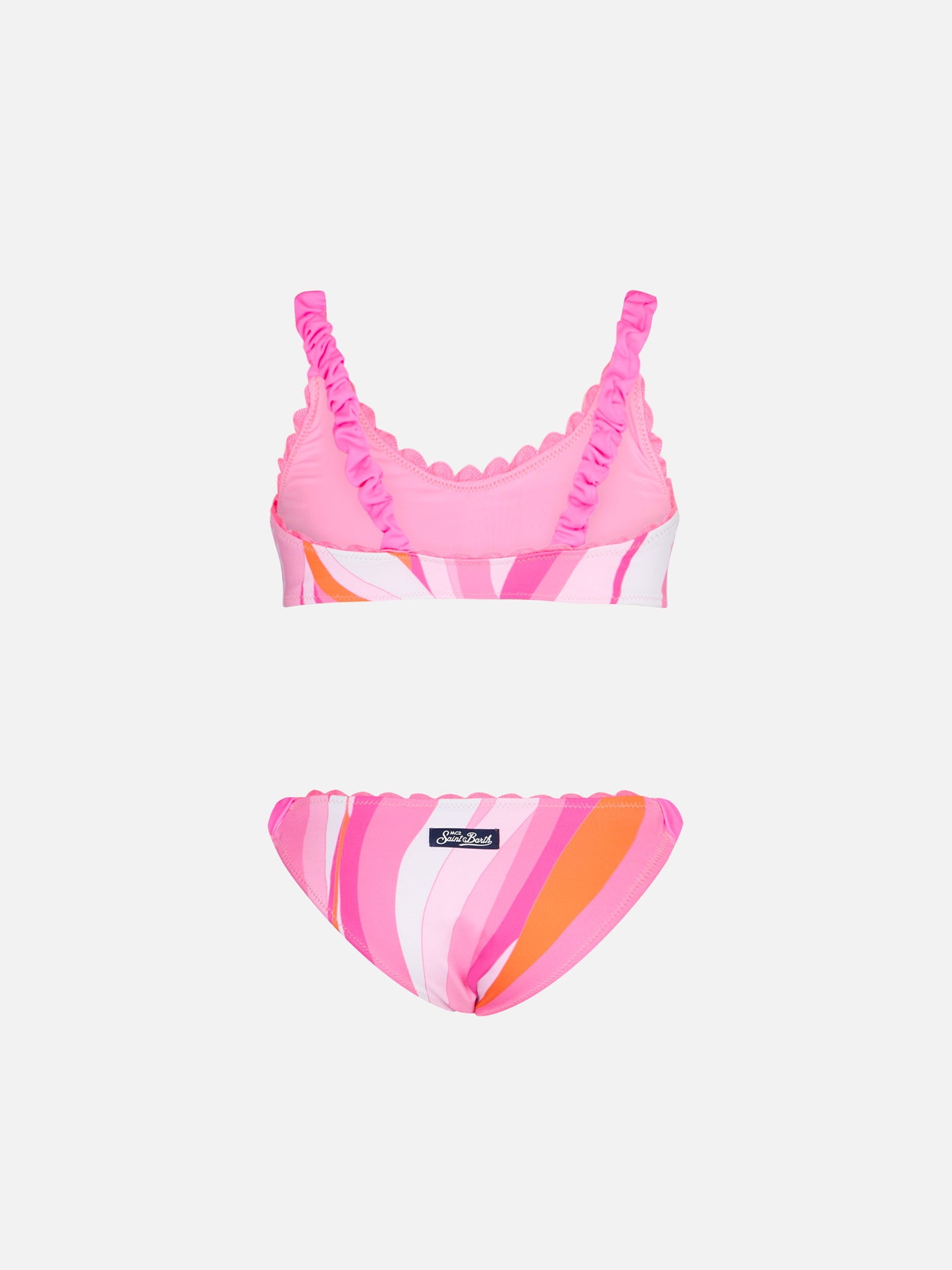 Girl bralette with wave print - MC2 Saint Barth