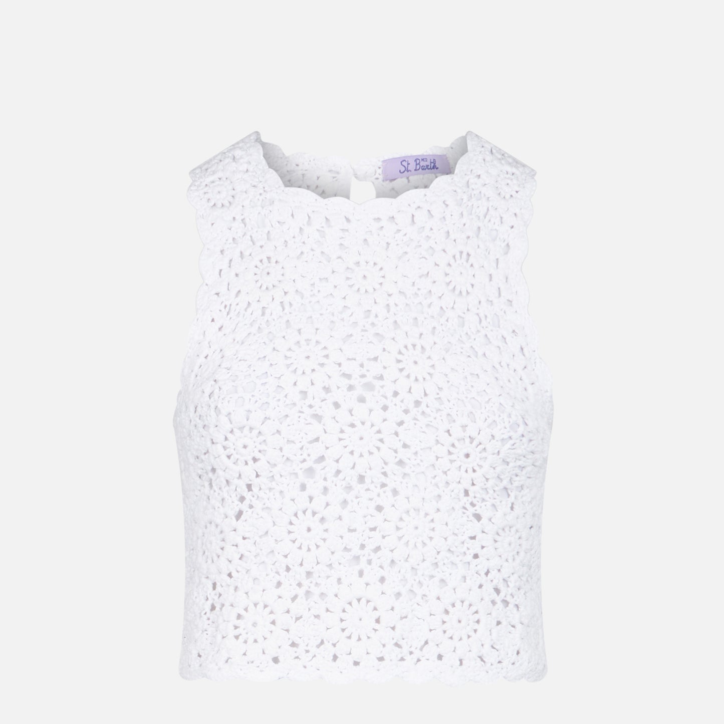 Woman crochet halterneck top - MC2 Saint Barth