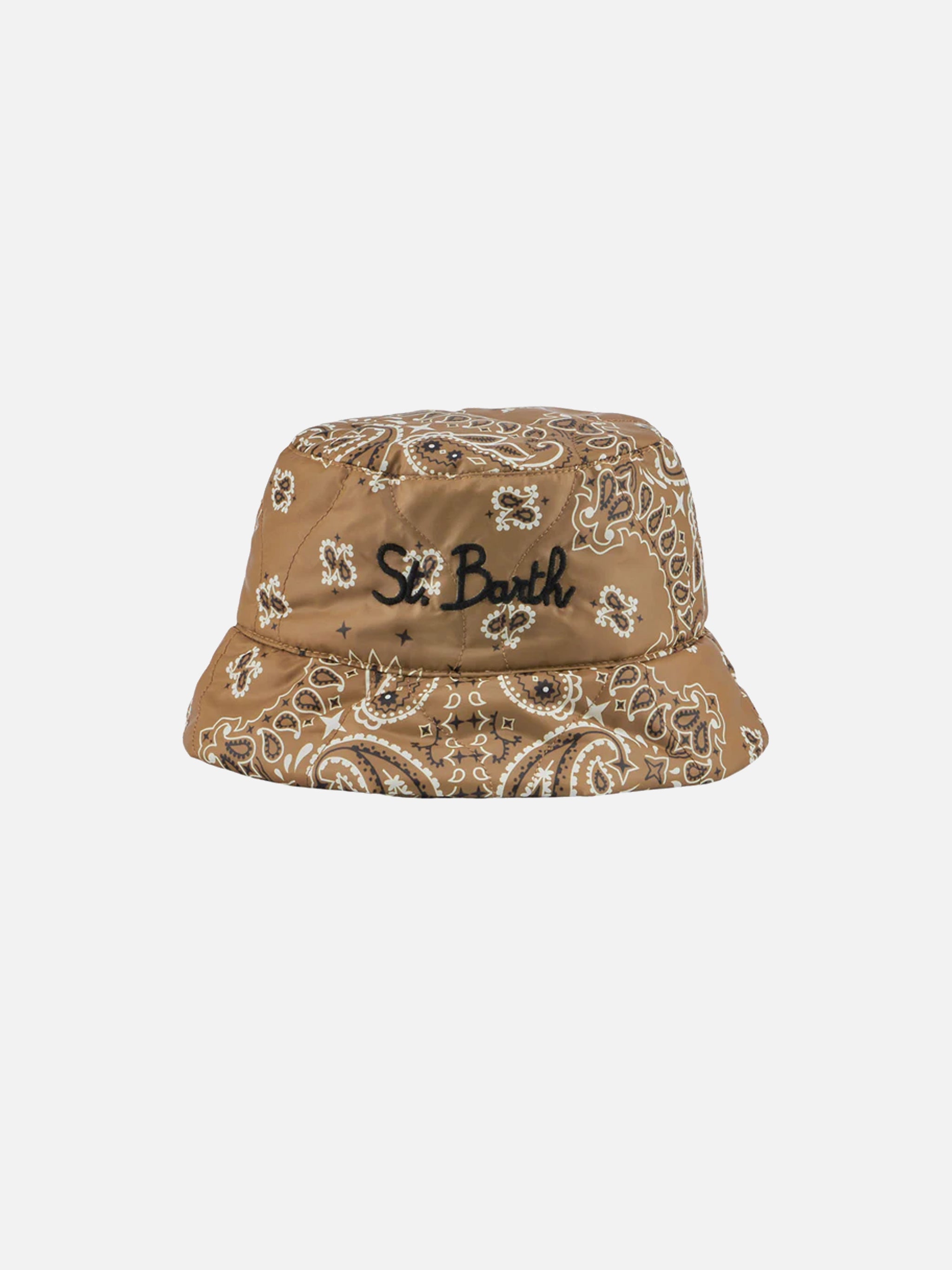 Cappello da donna modello pescatore con stampa bandana – MC2 Saint Barth