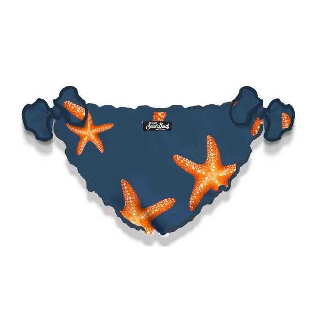 Girl swim briefs with starfish print - MC2 Saint Barth