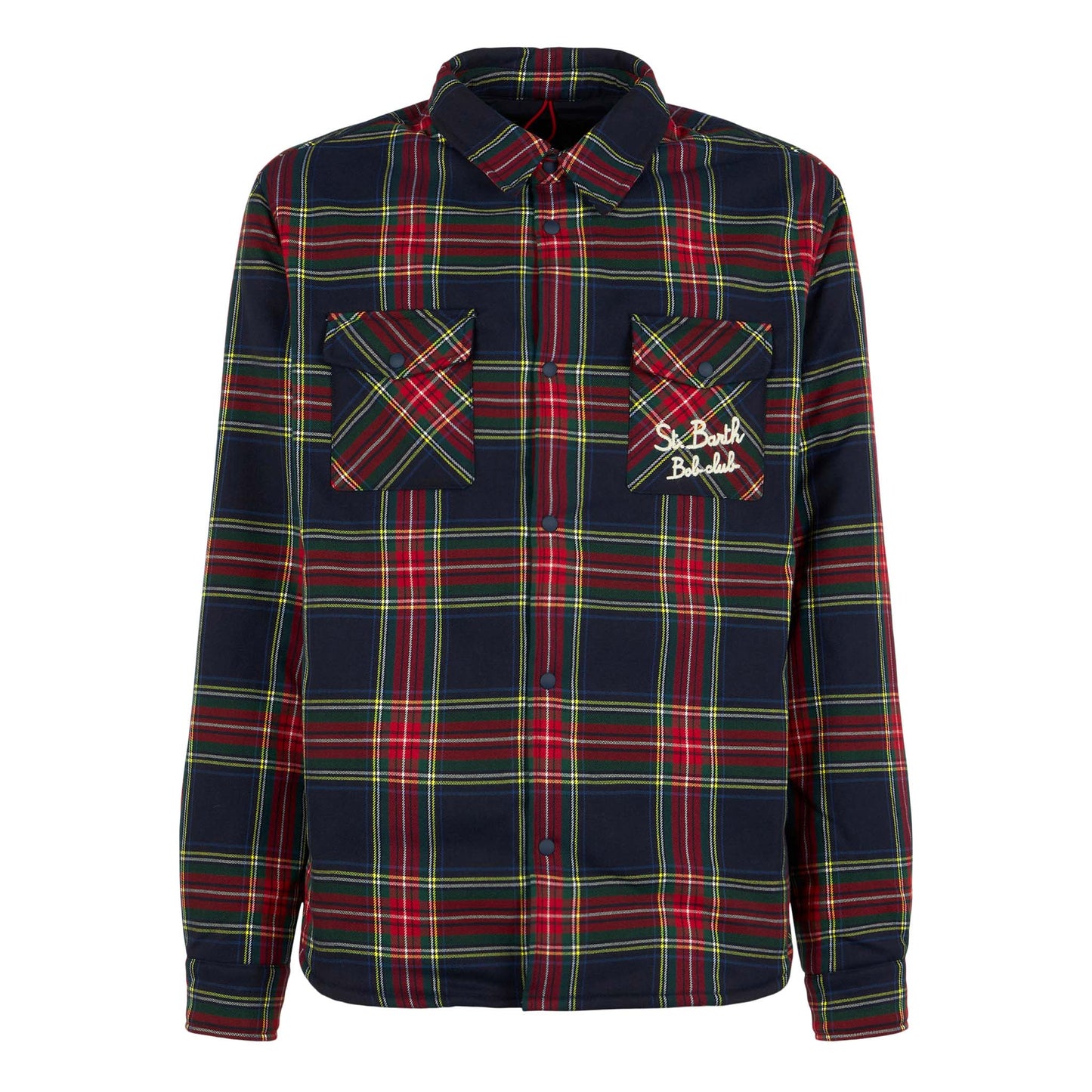 Overshirt Chalet with pocket and St. Barth Bob Club embroidery - MC2 Saint Barth
