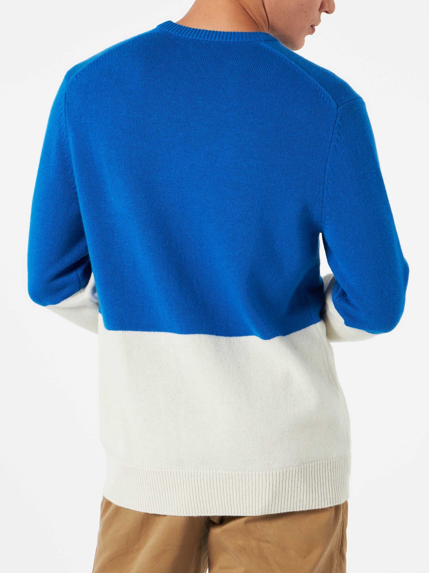 Man sweater Courma vintage postcard jacquard - MC2 Saint Barth