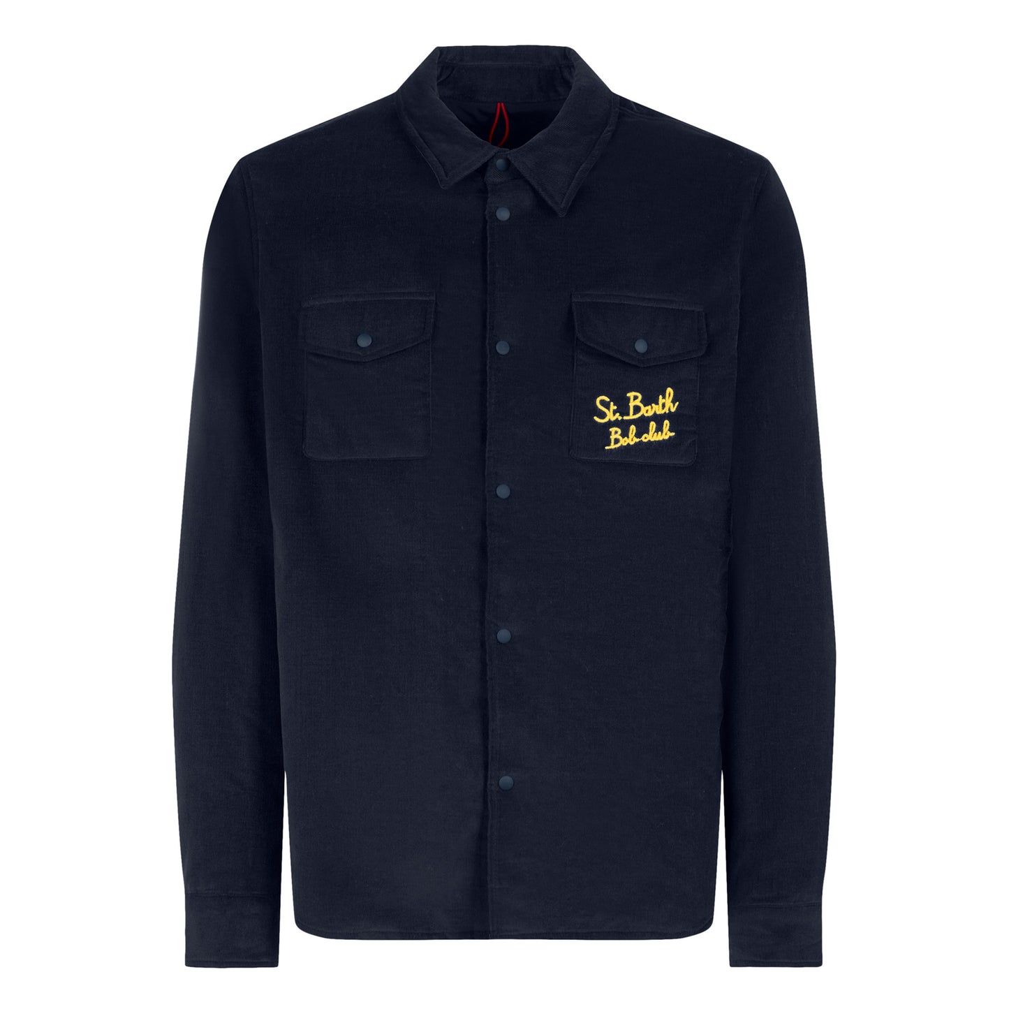 Overshirt Chalet with pocket and St. Barth Bob Club embroidery - MC2 Saint Barth
