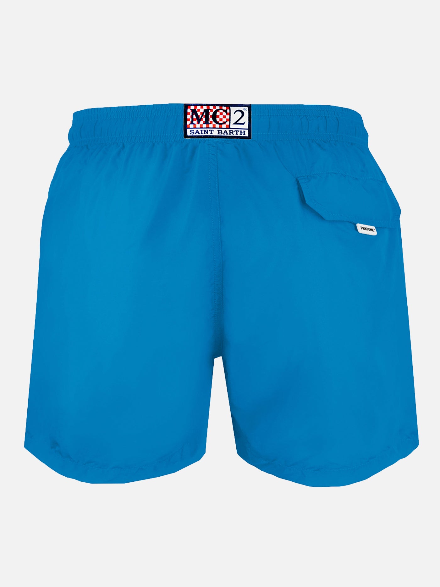 Man bluette lightweight fabric swim shorts Lightting Pantone | PANTONE® SPECIAL EDITION - MC2 Saint Barth
