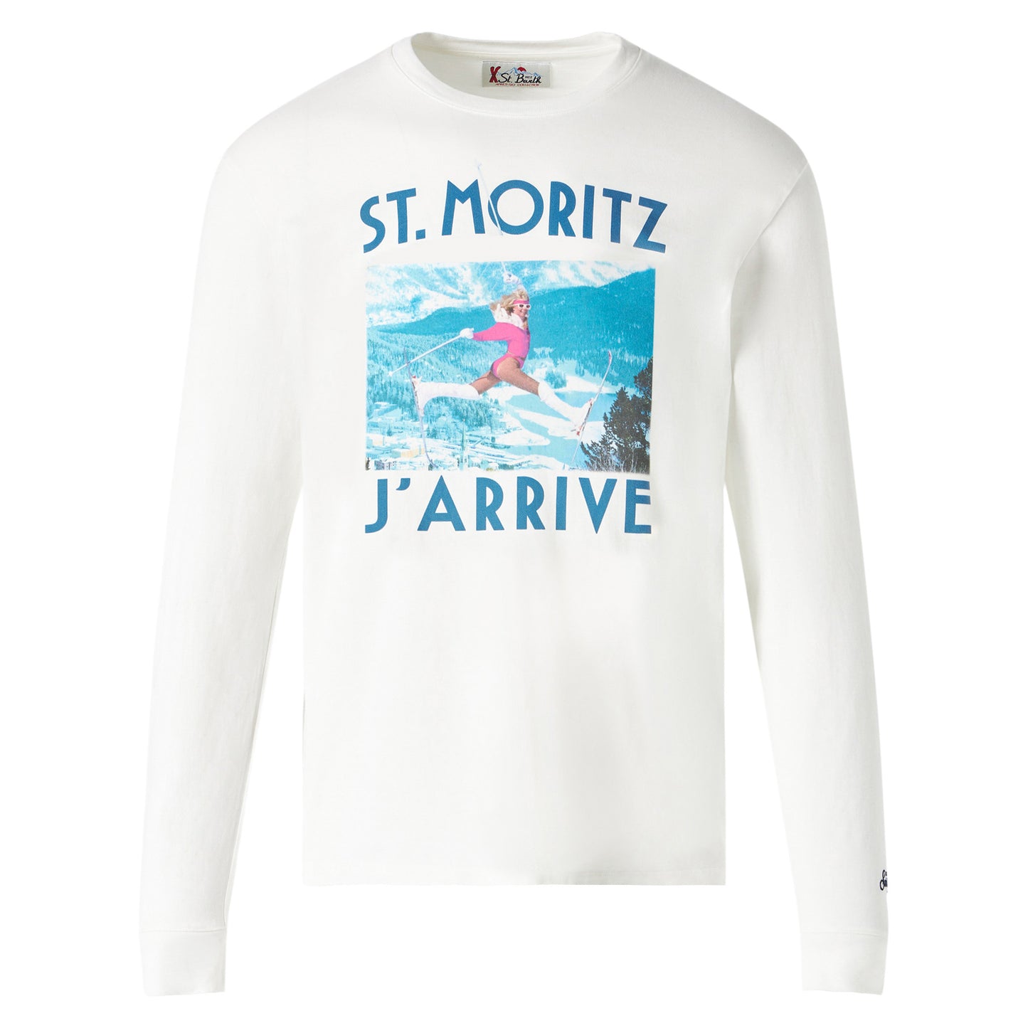 Man long sleeves t-shirt with print - MC2 Saint Barth