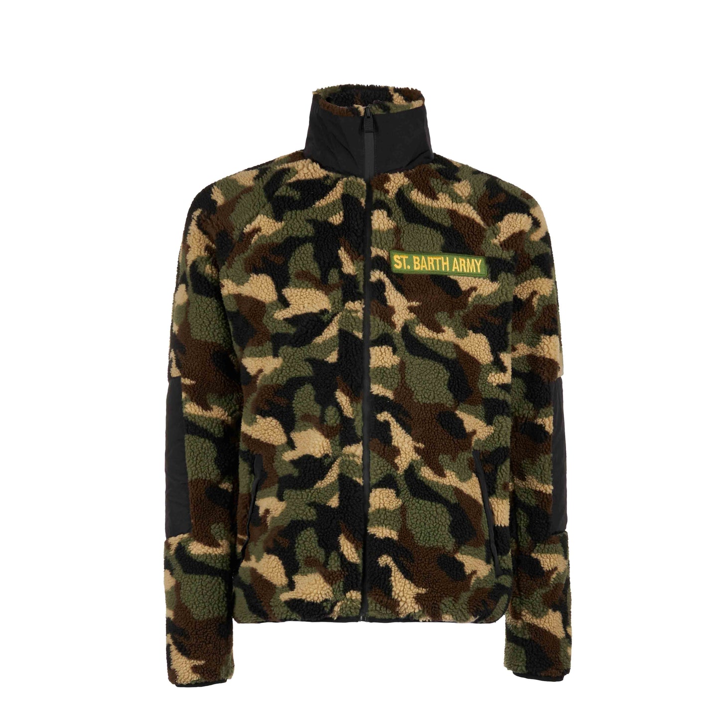 Sherpa jacket with patch - MC2 Saint Barth