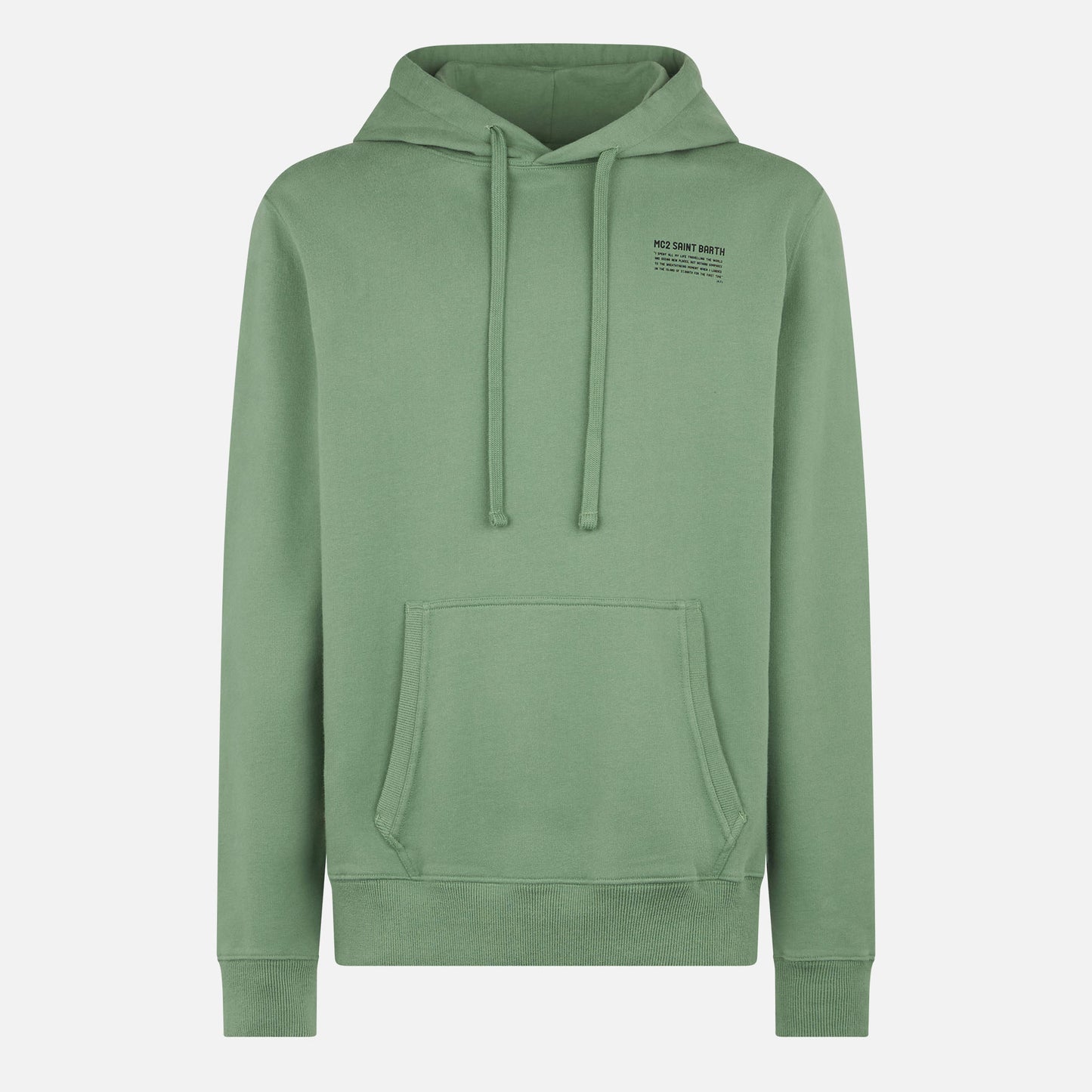 Military green hoodie | Pantone® Special Edition - MC2 Saint Barth